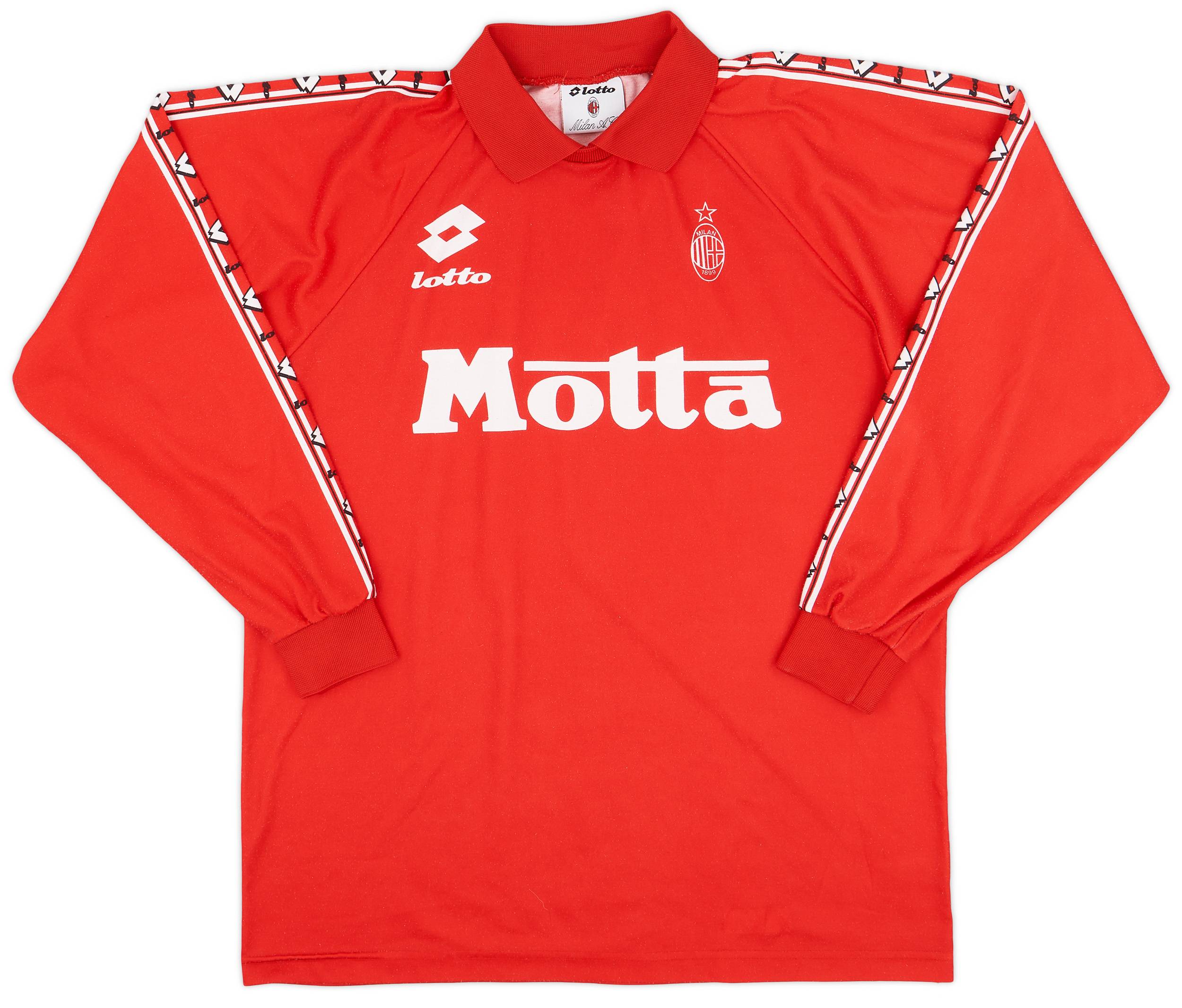 1994-95 AC Milan Lotto Training L/S Shirt - 9/10 - (XL)