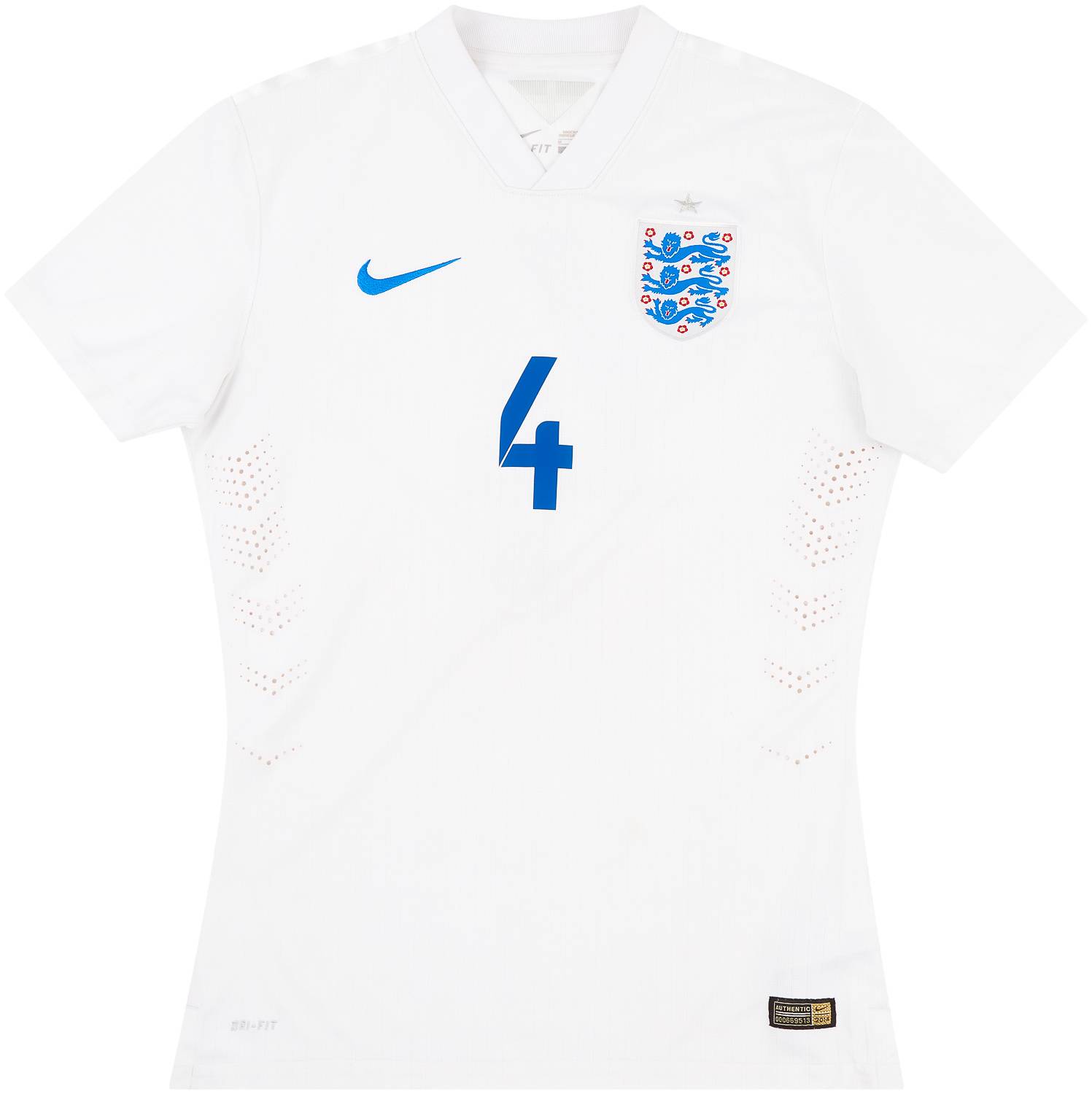 2014 England Match Issue Home Shirt 4