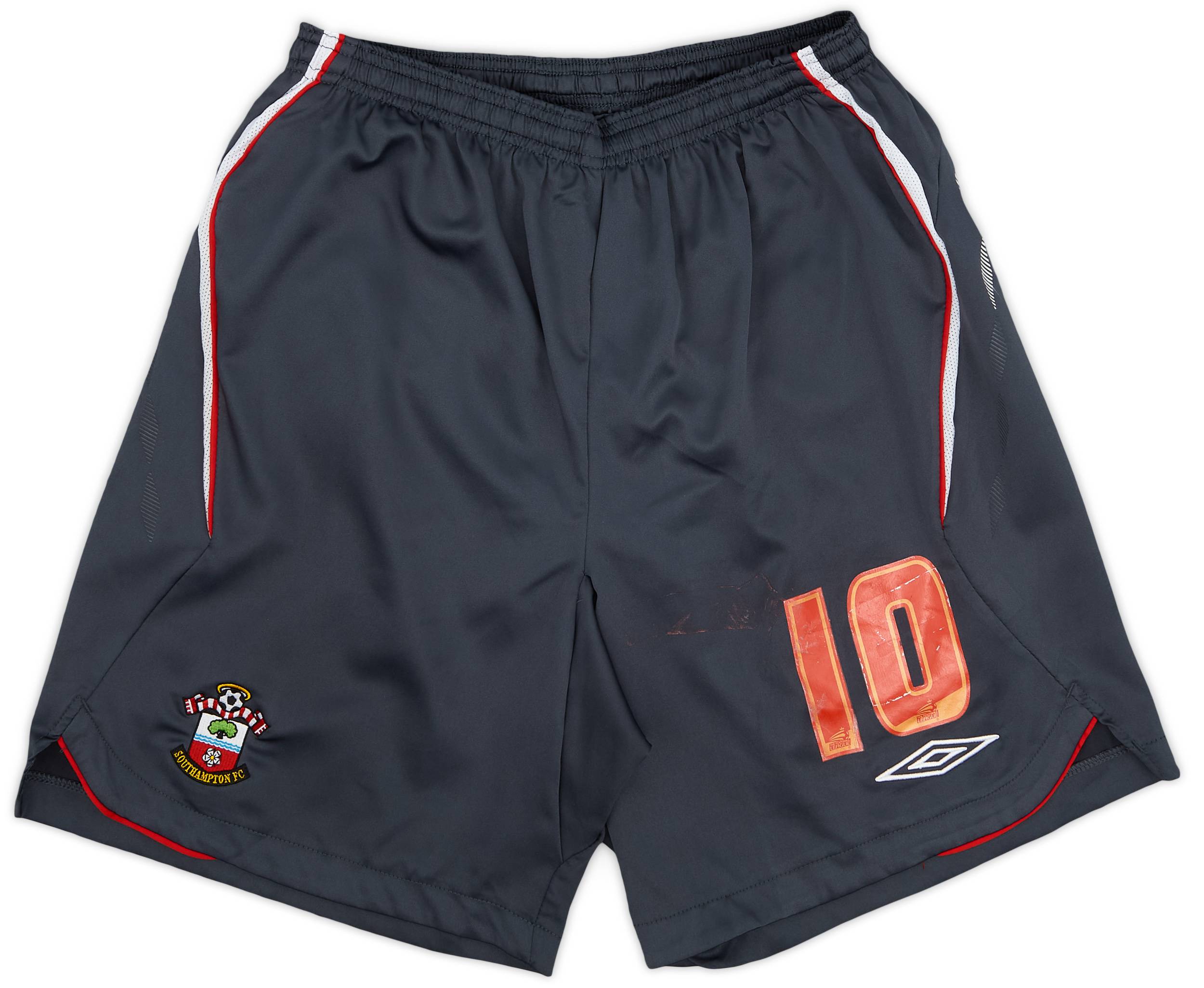 2008-09 Southampton Player Issue Away Shorts #10 - 4/10 - (XL)