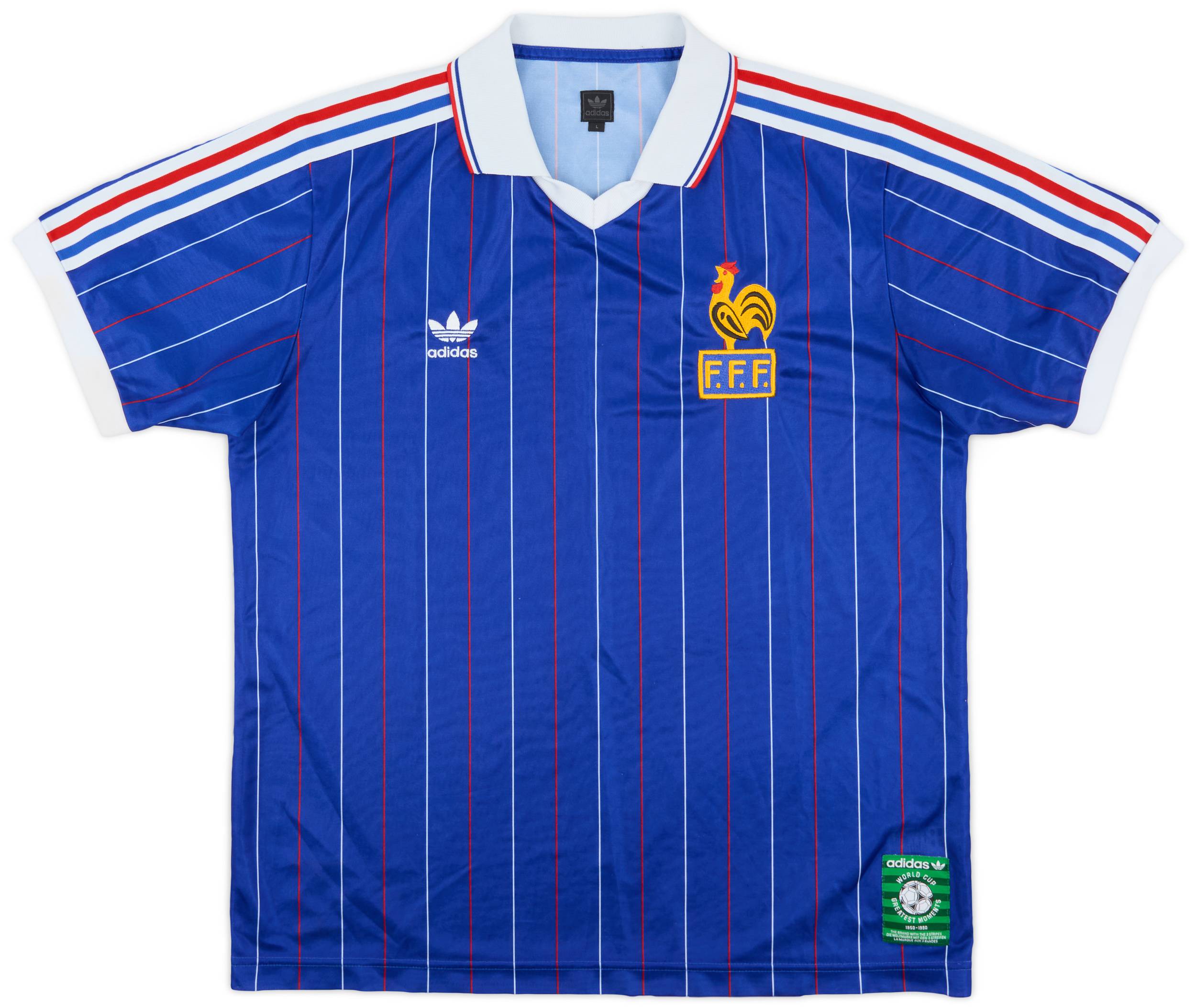 2005 France adidas 1982 Heritage Shirt - 7/10 - (L)