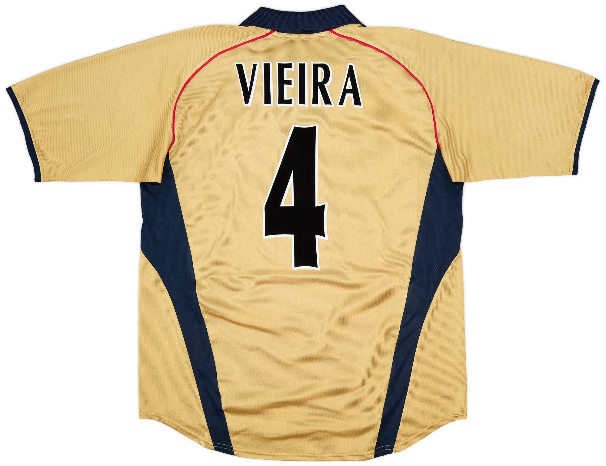 2001-02 Arsenal Away Shirt Vieira #4 - 8/10 - (L)