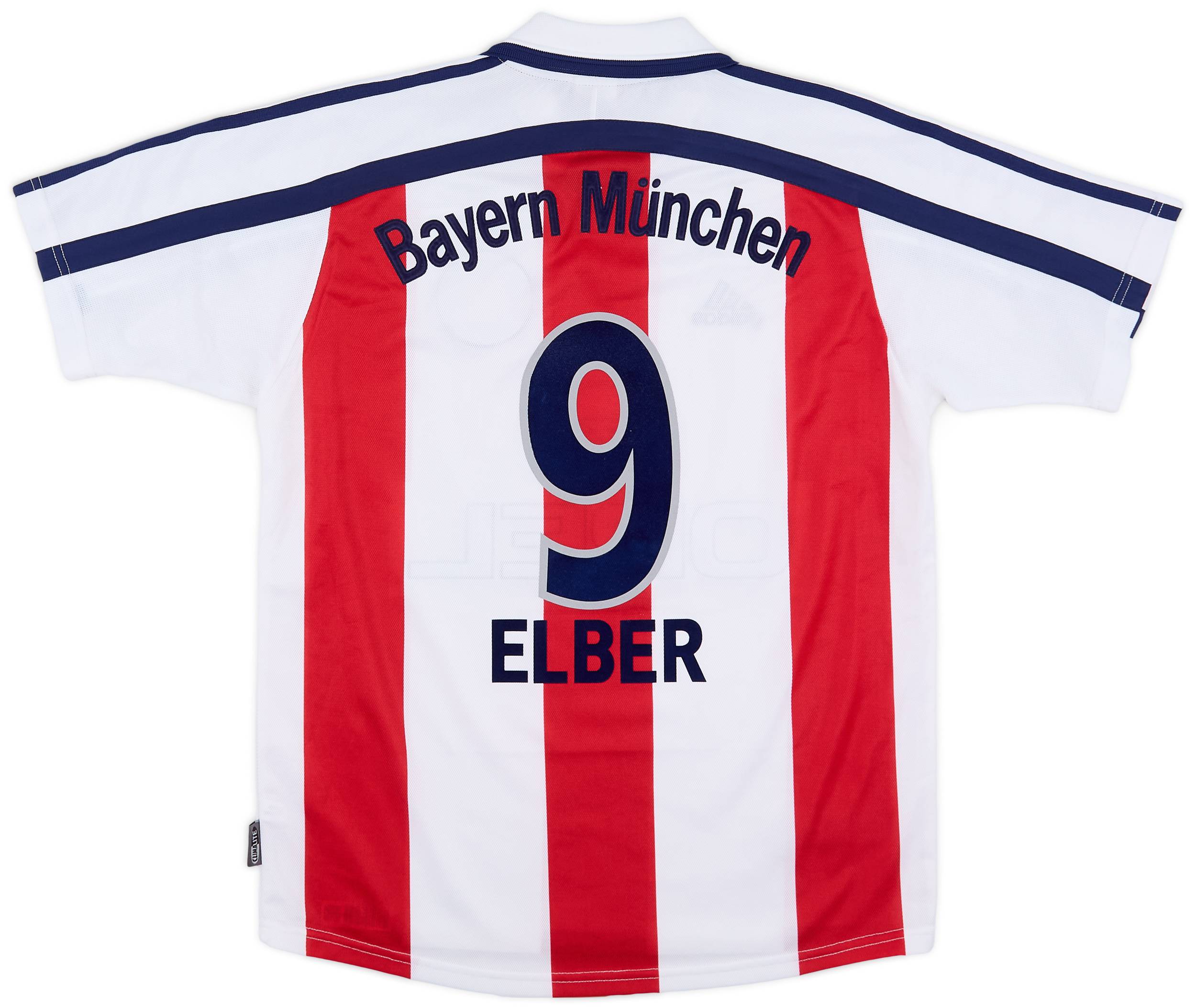 2000-01 Bayern Munich Away Shirt Elber #9 - 8/10 - (XL.Boys)