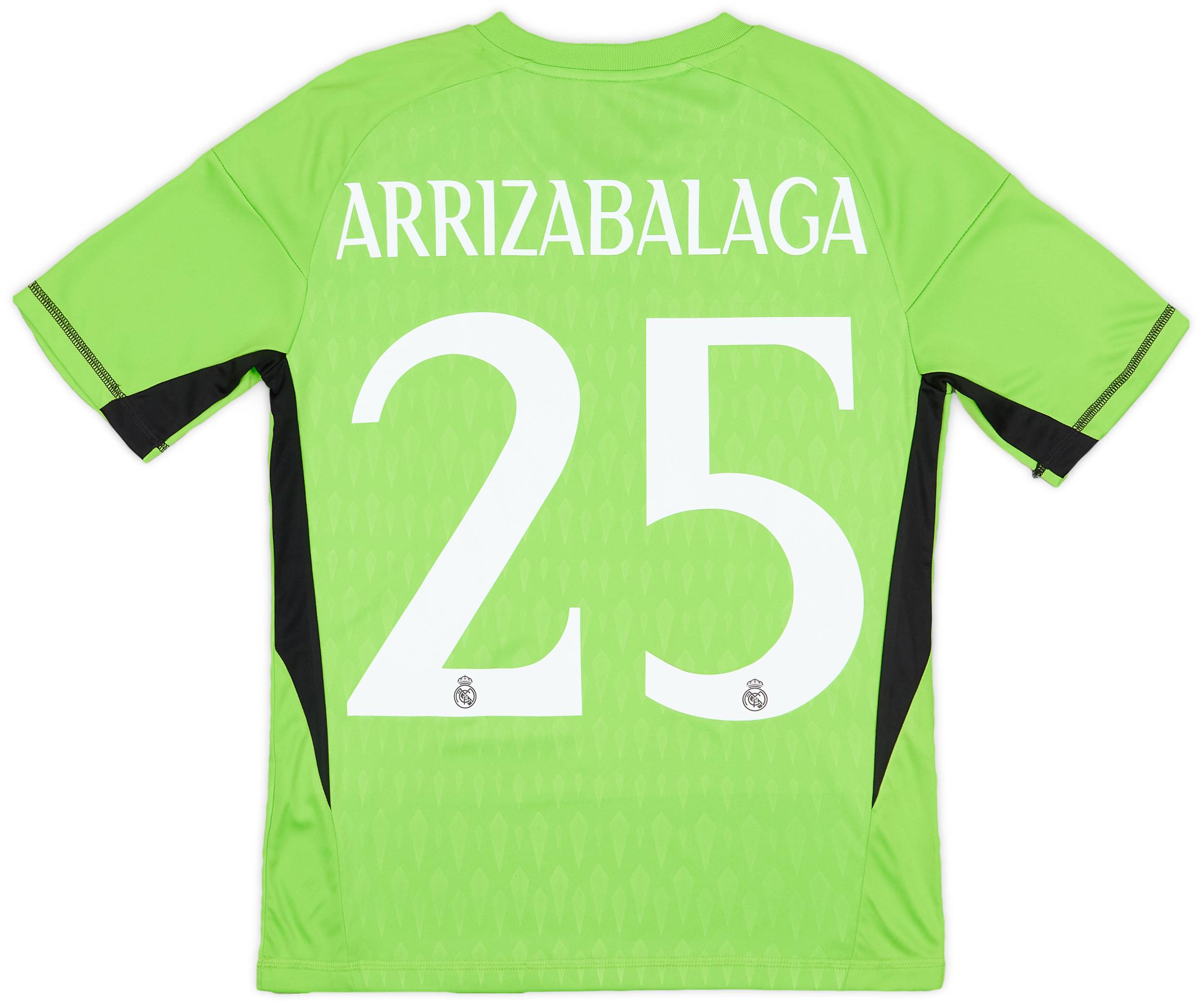 2023-24 Real Madrid GK Home Shirt Arrizabalaga #25