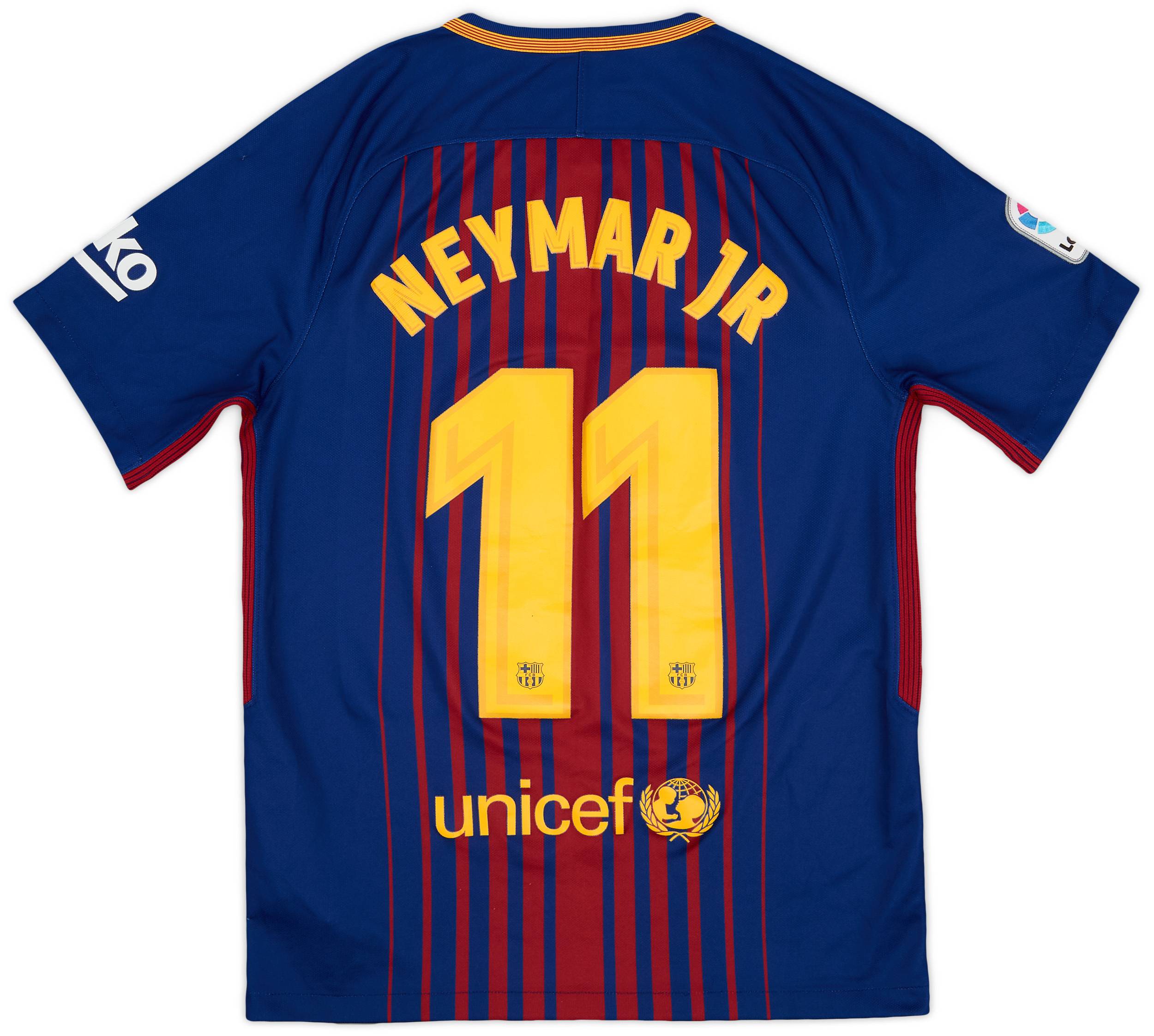 2017-18 Barcelona Home Shirt Neymar Jr #11 - 6/10 - (S)