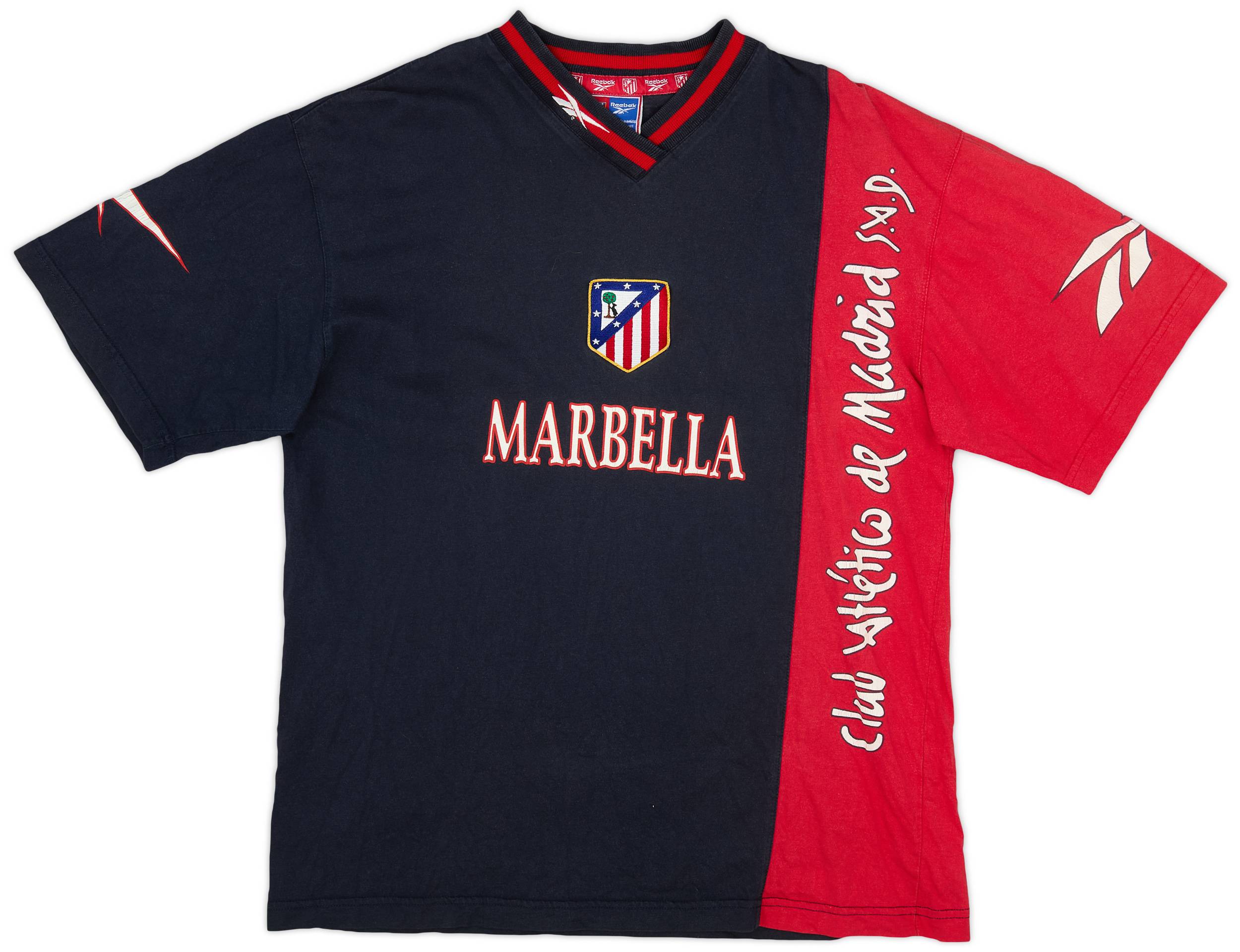 1998-00 Atletico Madrid Reebok Training Shirt - 7/10 - (L)