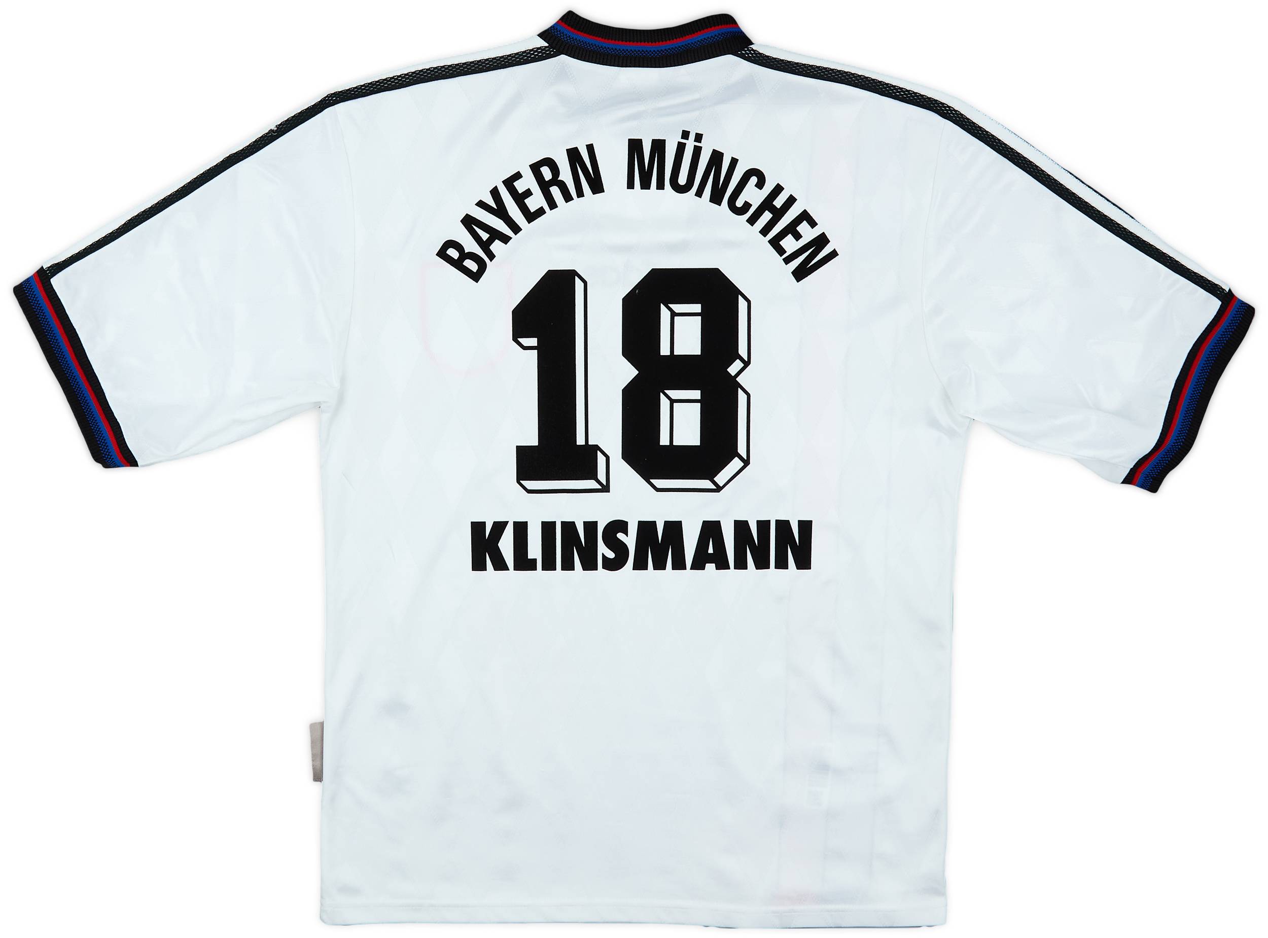 1996-98 Bayern Munich Away Shirt Klinsmann #18 - 8/10 - (M)