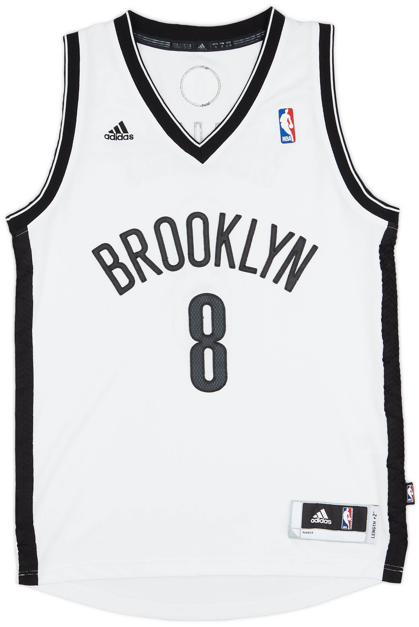 2012-14 Brooklyn Nets Williams #8 adidas Swingman Home Jersey - 8/10 - (S)