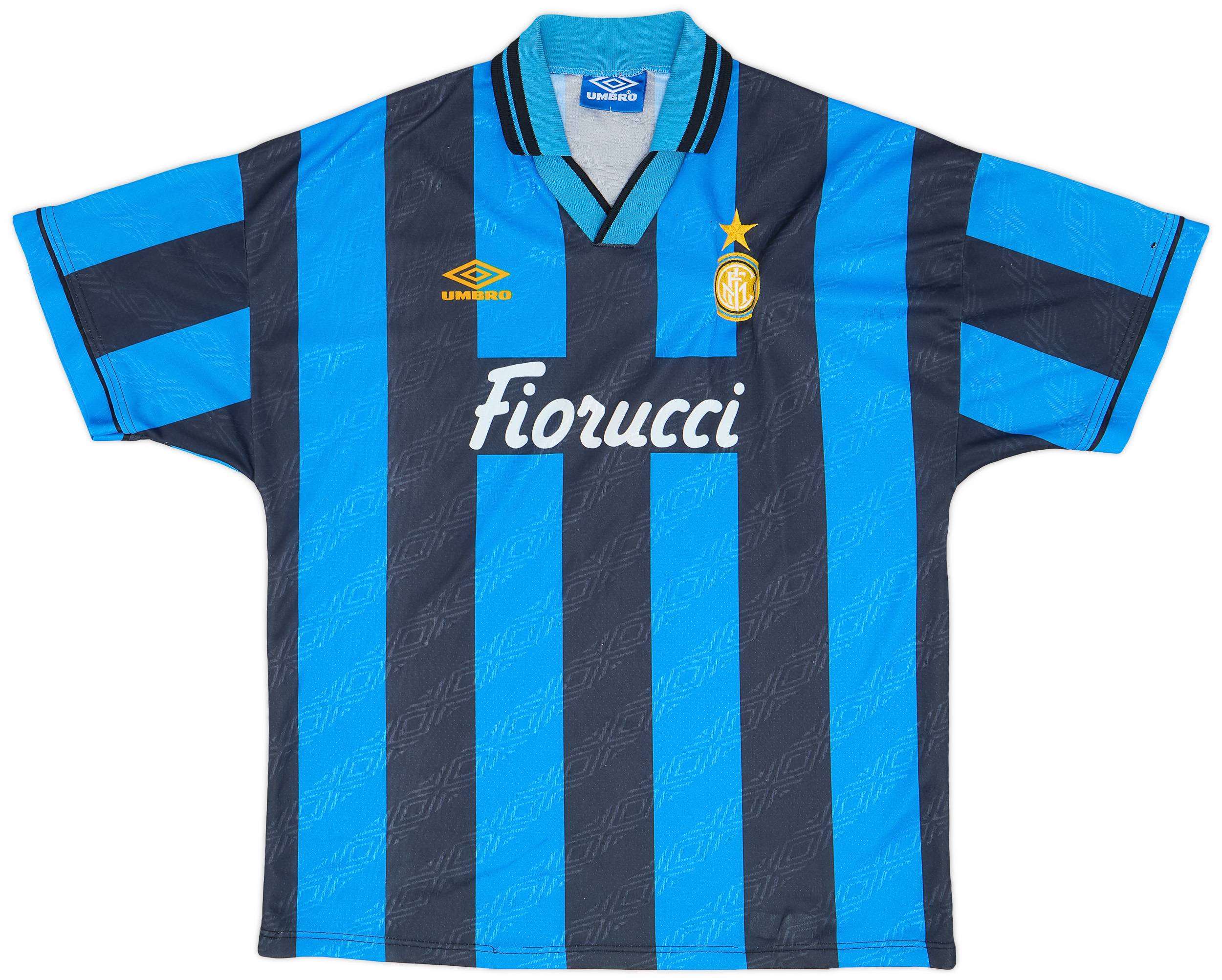 1994-95 Inter Milan Home Shirt - 8/10 - (L)