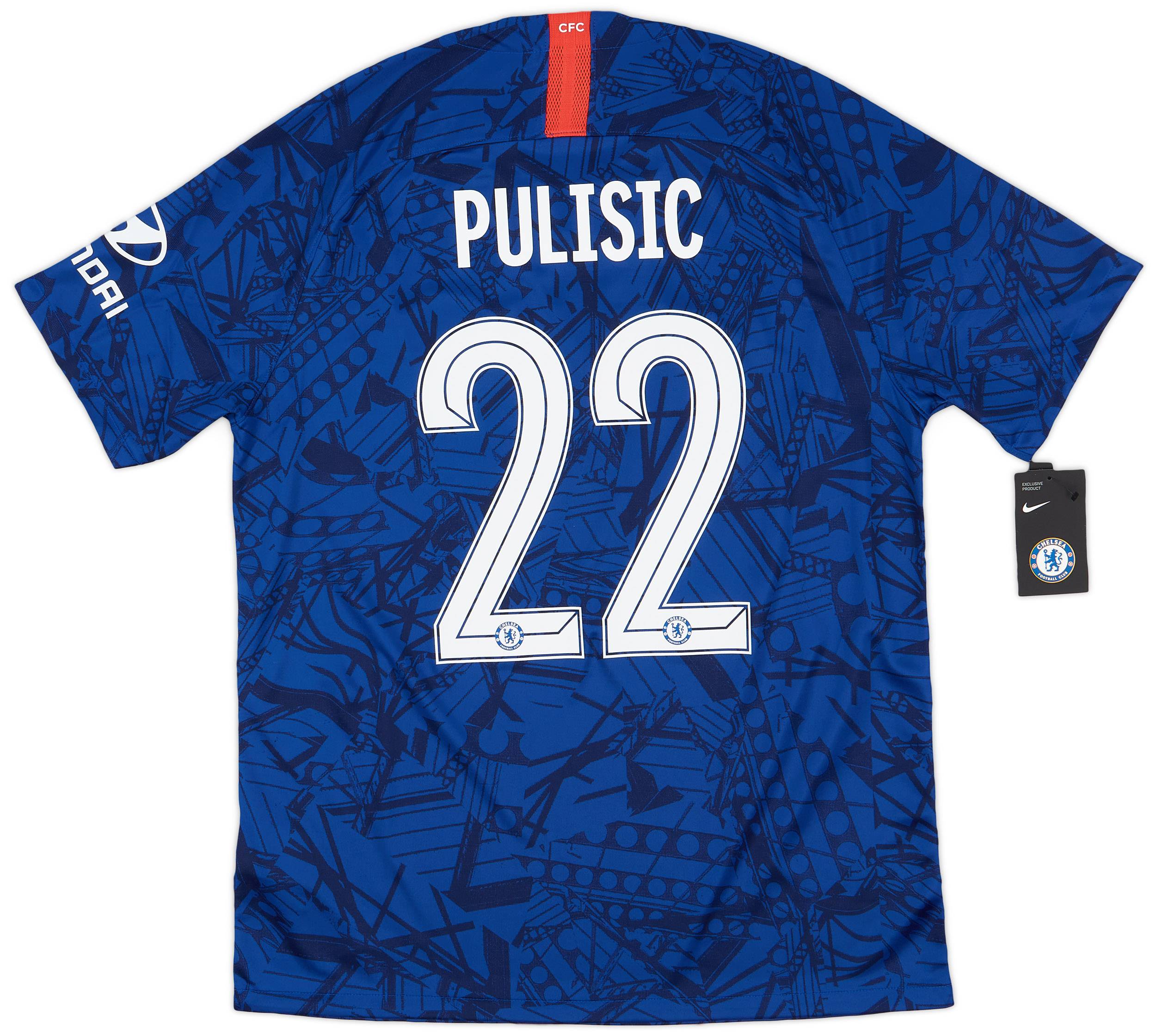 2019-20 Chelsea Home Shirt Pulisic #22 (L)