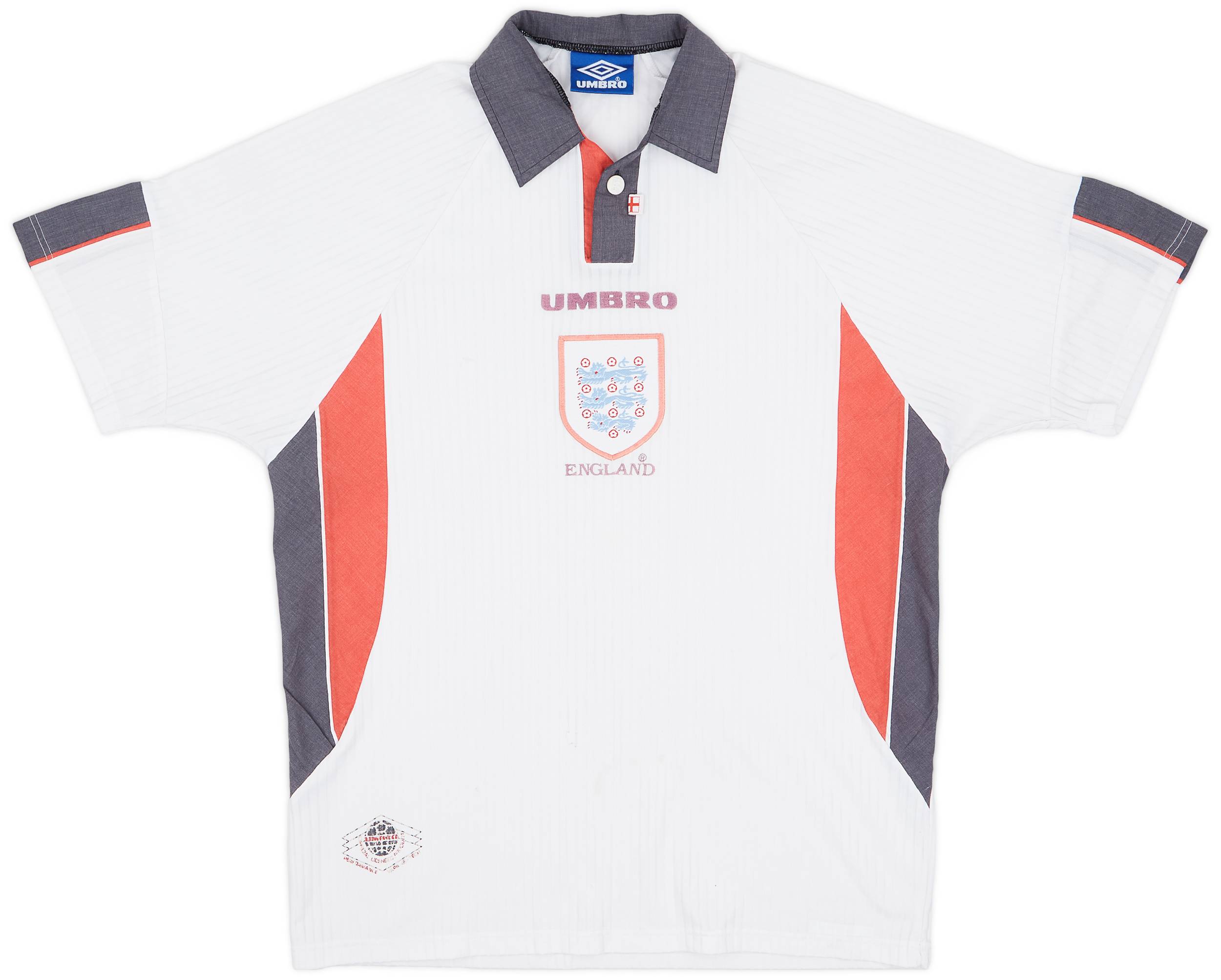 1997-99 England Home Shirt - 4/10 - (L)