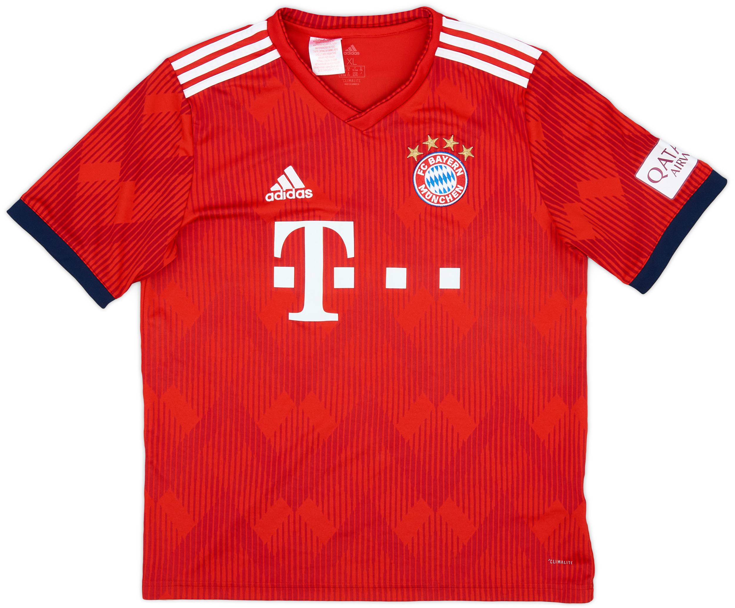 2018-19 Bayern Munich Home Shirt - 9/10 - (XL.Boys)