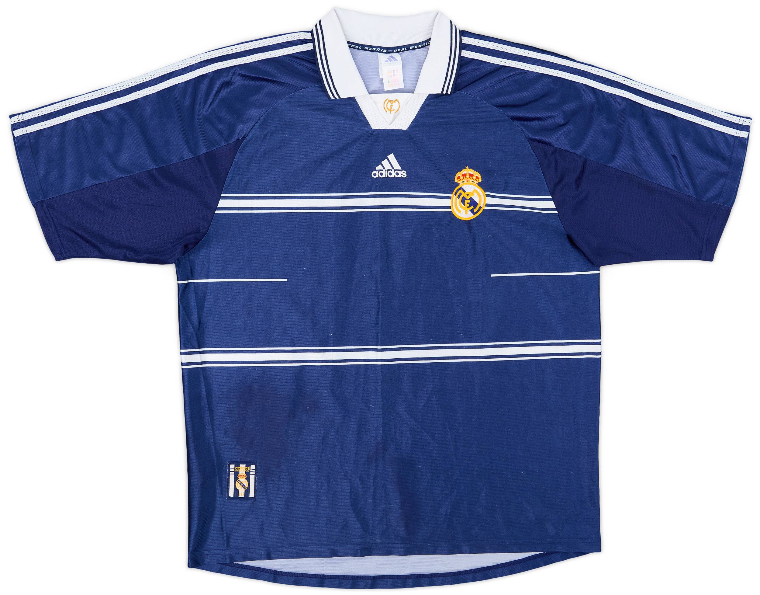 1998-99 Real Madrid Away Shirt #11 (Savio) - 8/10 - (XL)