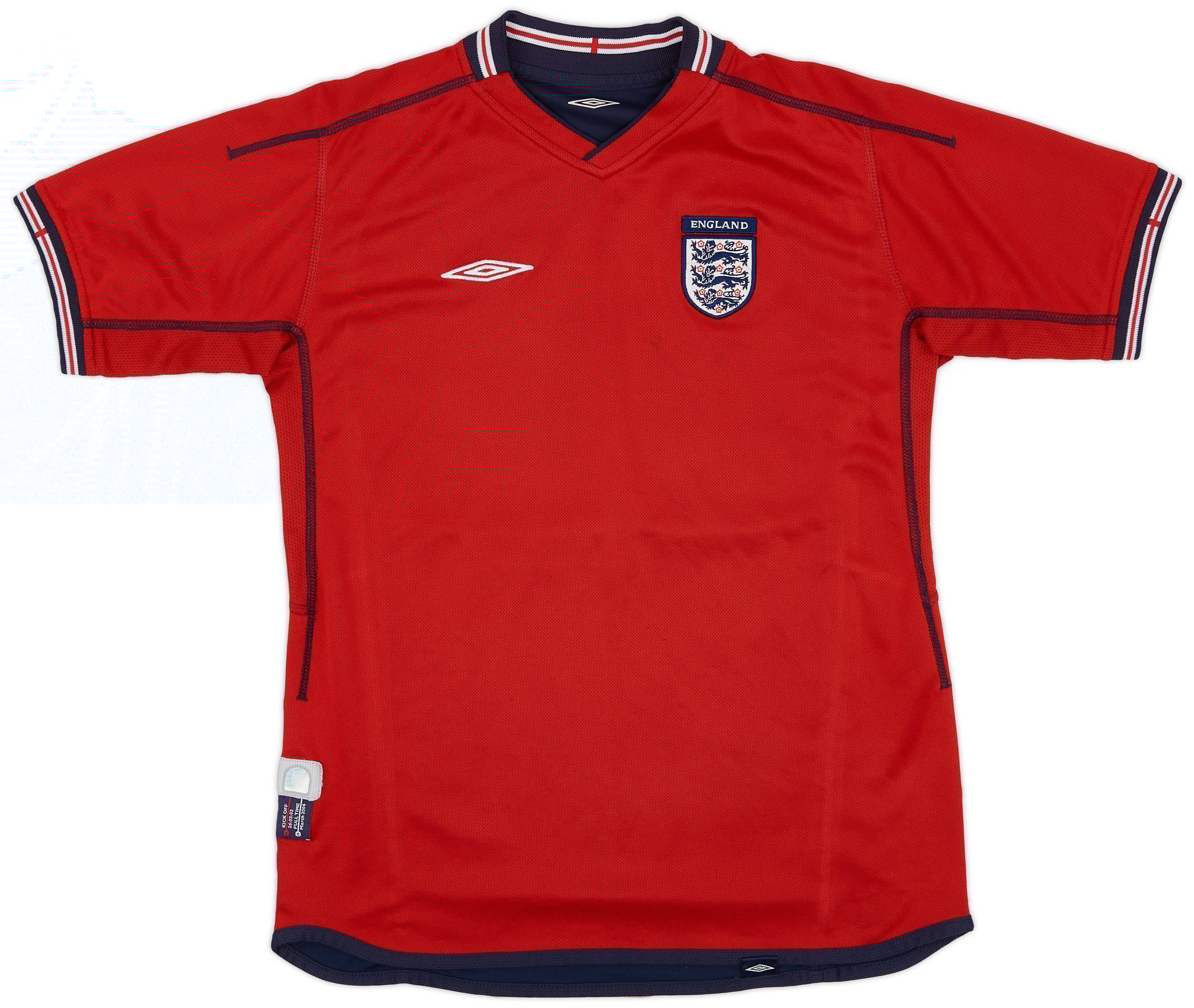 2002-04 England Away Shirt - 9/10 - (XL.Boys)