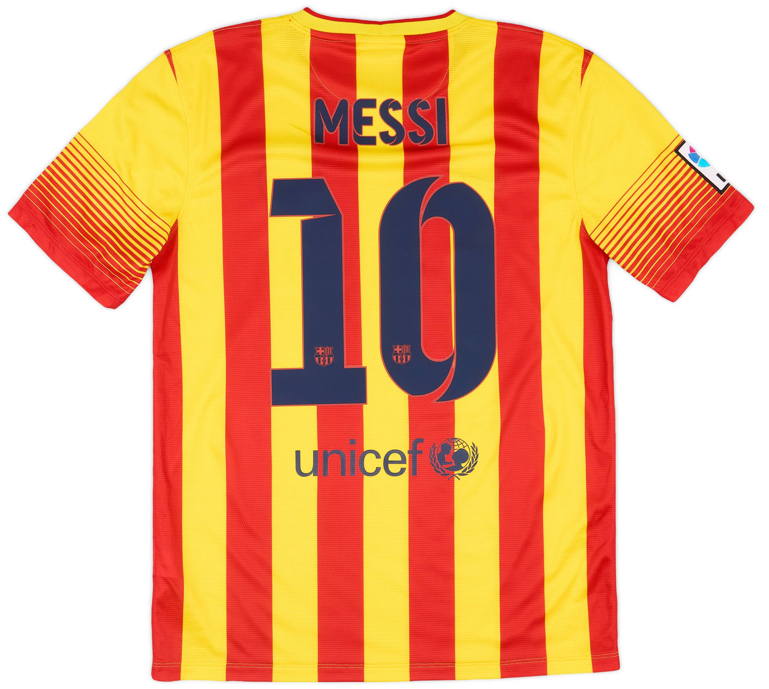 2013-15 Barcelona Away Shirt Messi #10 - 9/10 - (M)