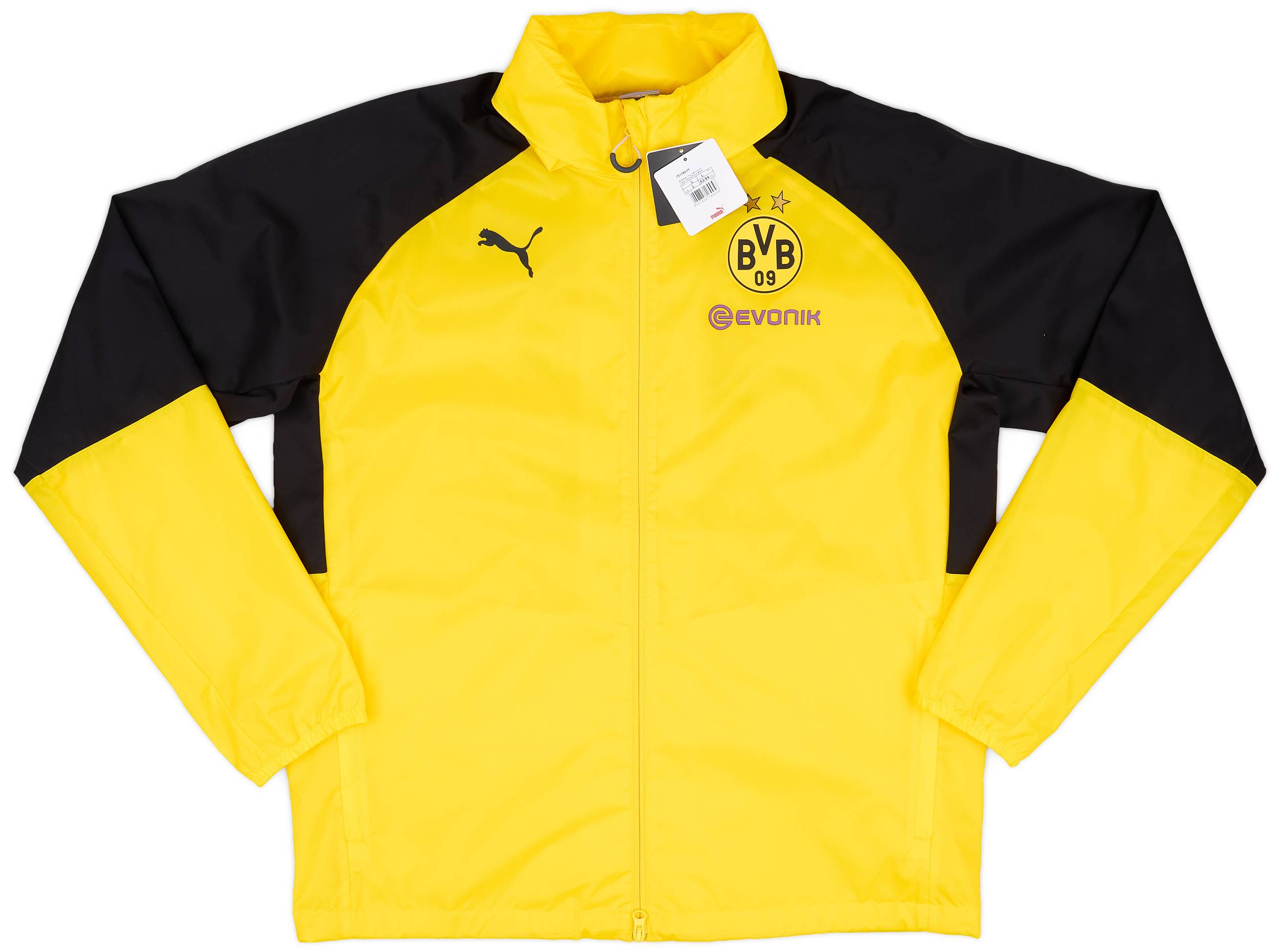 2017-18 Borussia Dortmund Puma Rain Jacket (L)