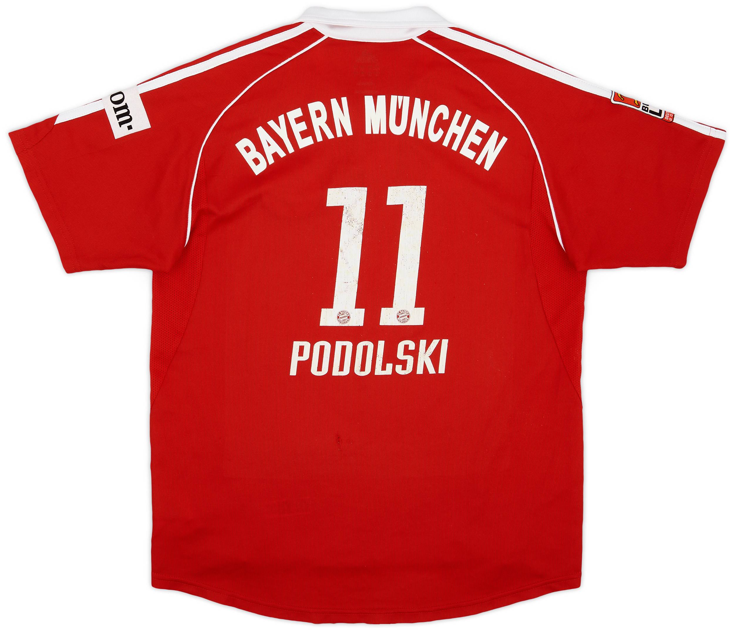 2006-07 Bayern Munich Home Shirt Podolski #11 - 5/10 - (XL.Boys)