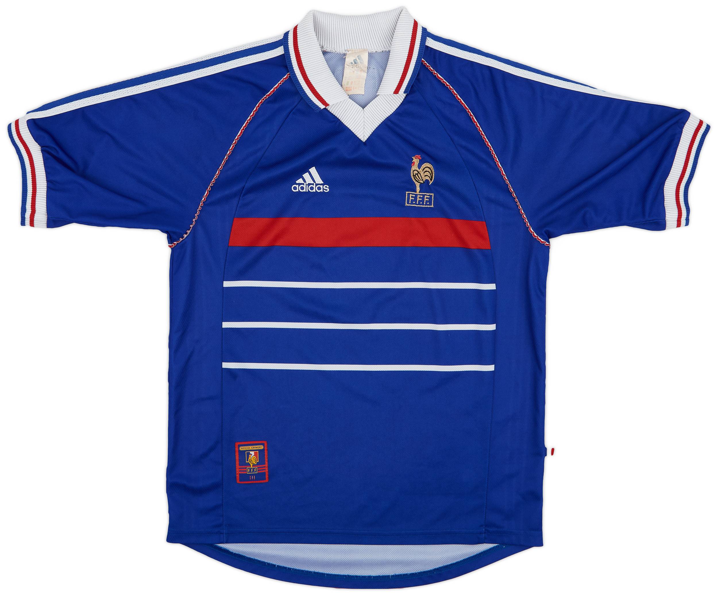 1998-00 France Home Shirt - 8/10 - (S)