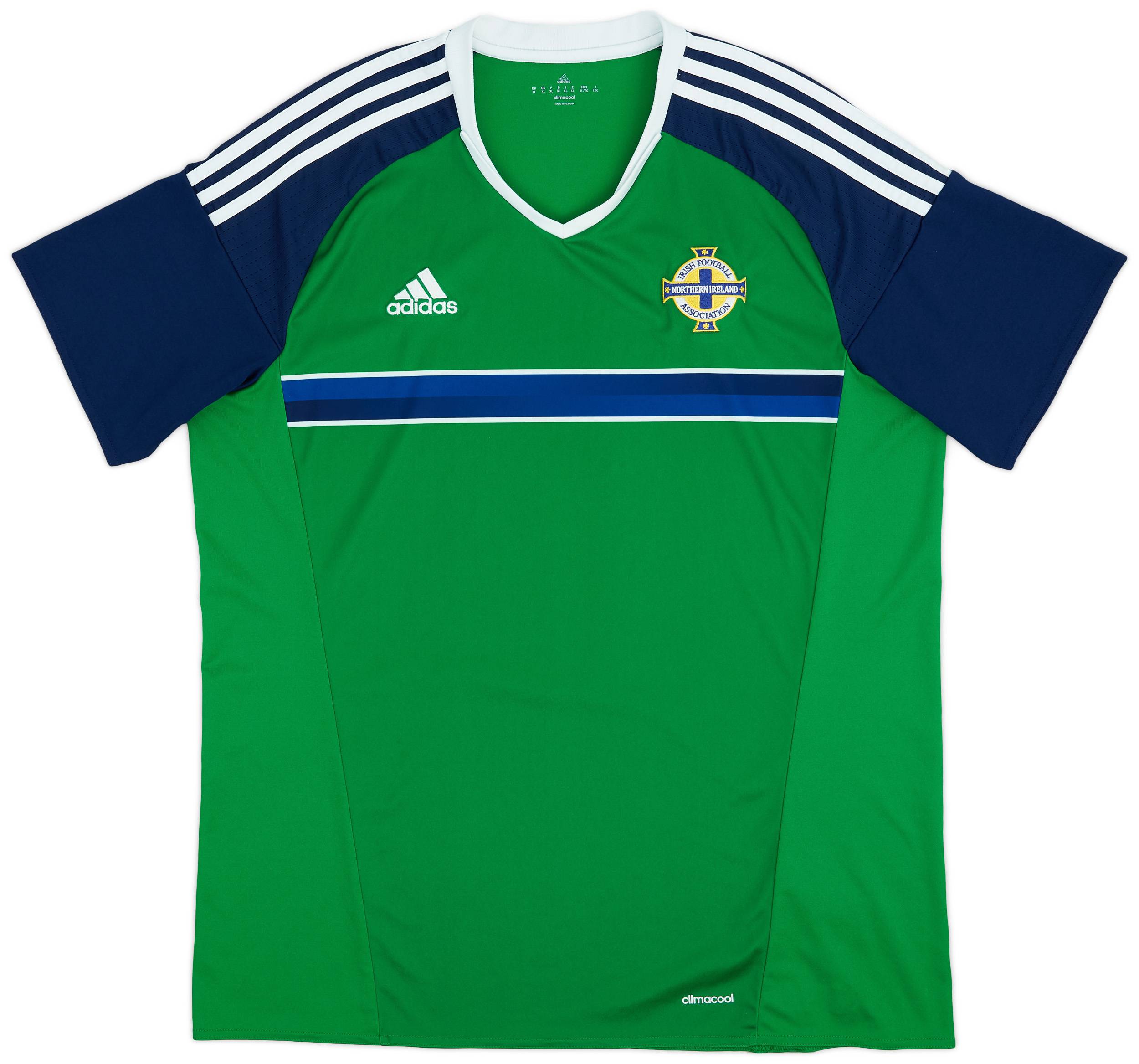 2016-17 Northern Ireland Home Shirt - 9/10 - (XL)