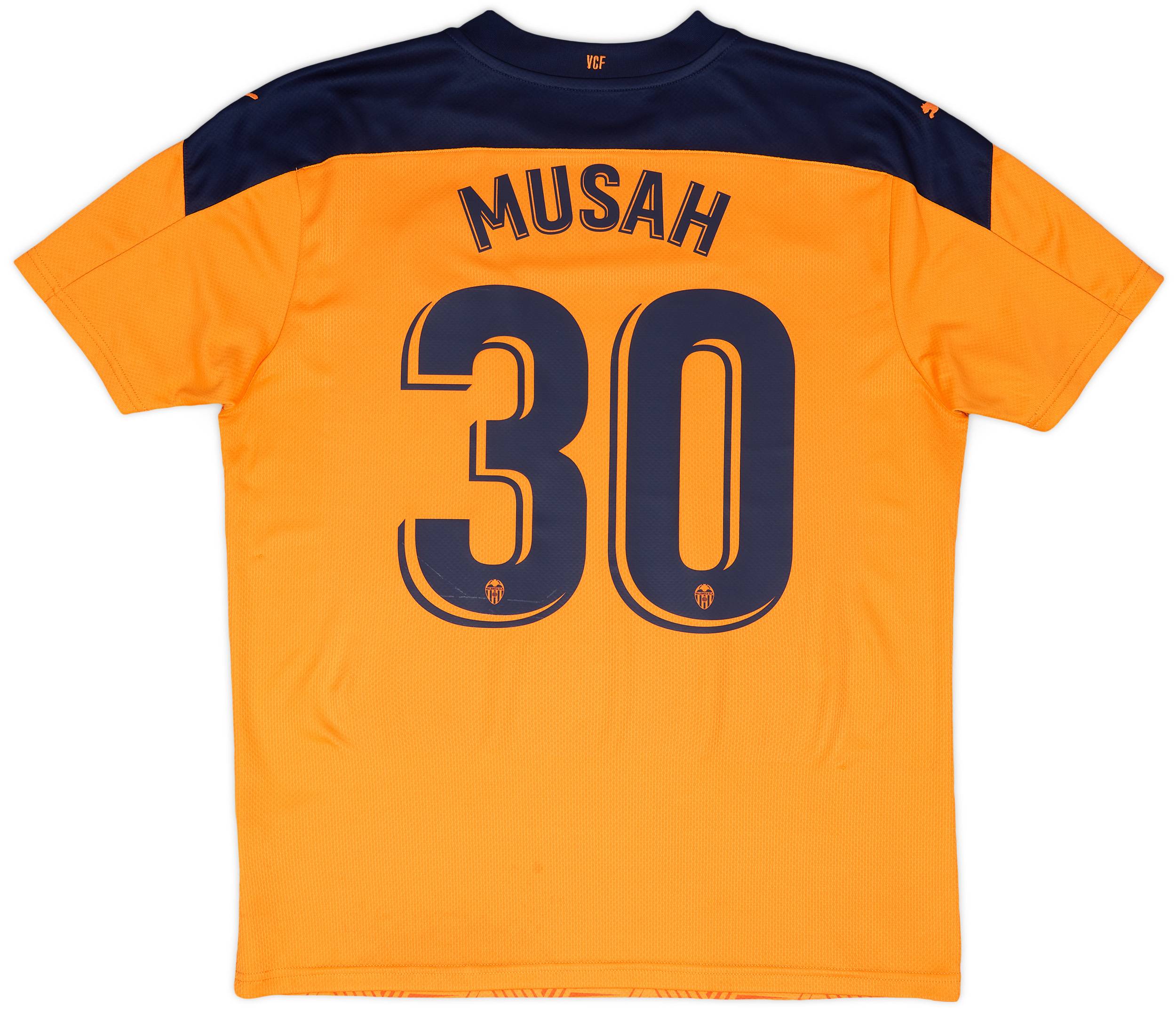 2020-21 Valencia Away Shirt Musah #30 - 8/10 - (L)