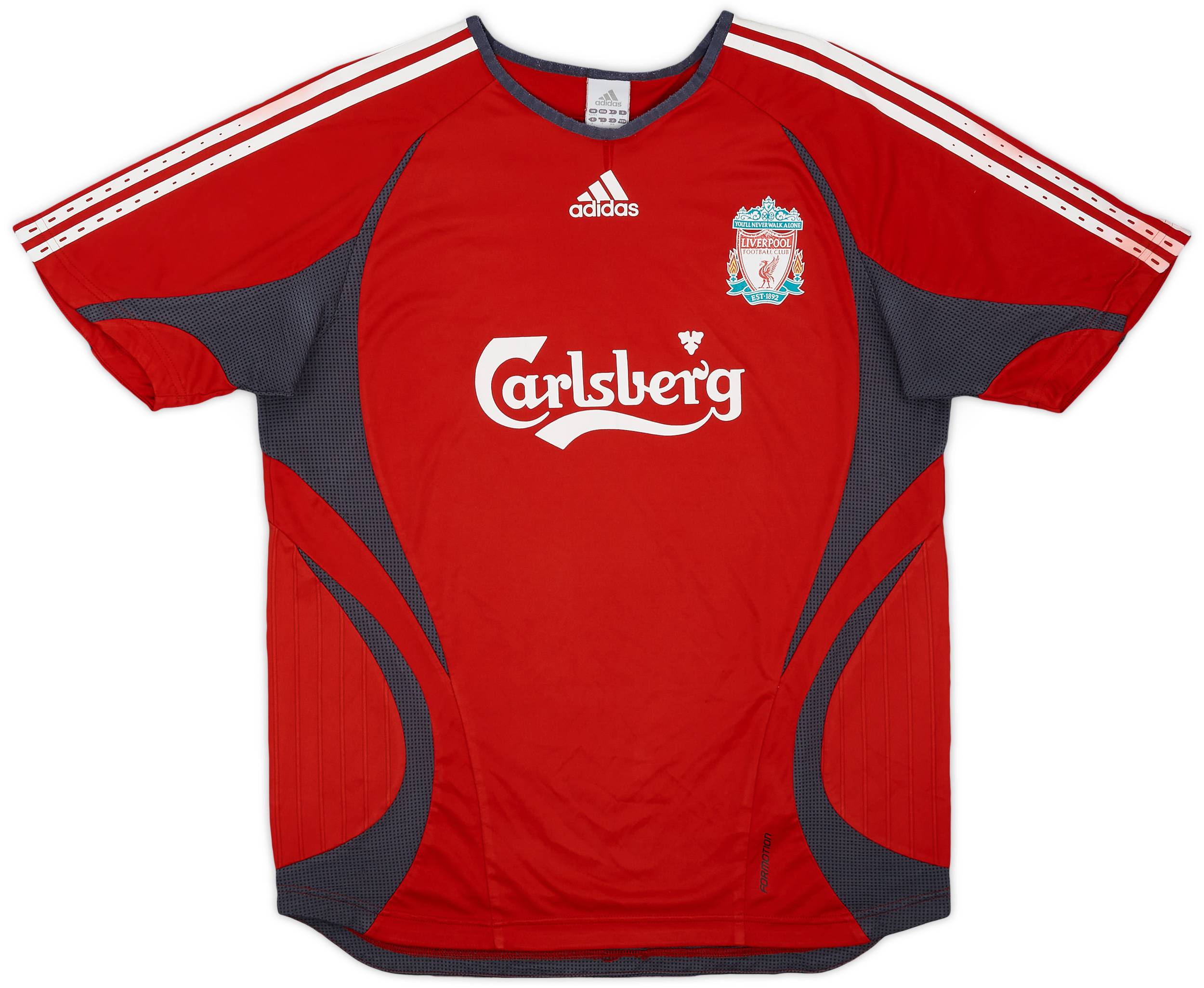 2006-07 Liverpool adidas Formotion Training Shirt - 6/10 - (L)