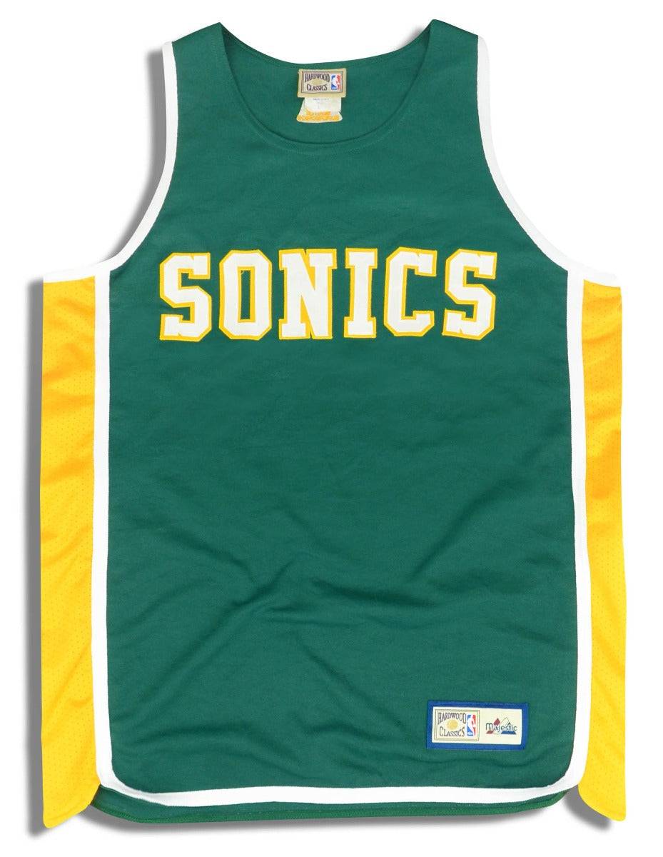 1980s Seattle Supersonics Majestic Hardwood Classics Jersey L