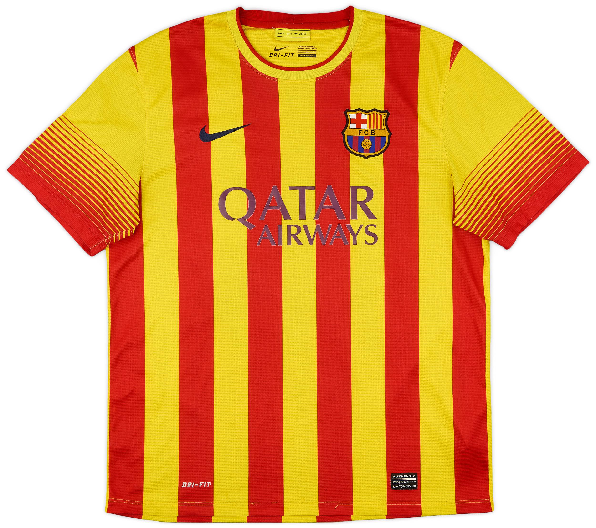 2013-15 Barcelona Away Shirt - 5/10 - (L)
