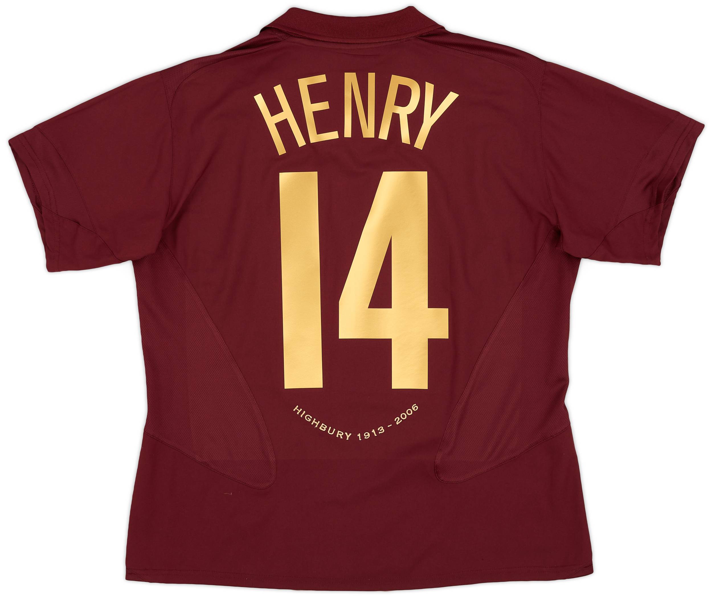 2005-06 Arsenal Home Shirt Henry #14 - 9/10 - (XL.Boys)