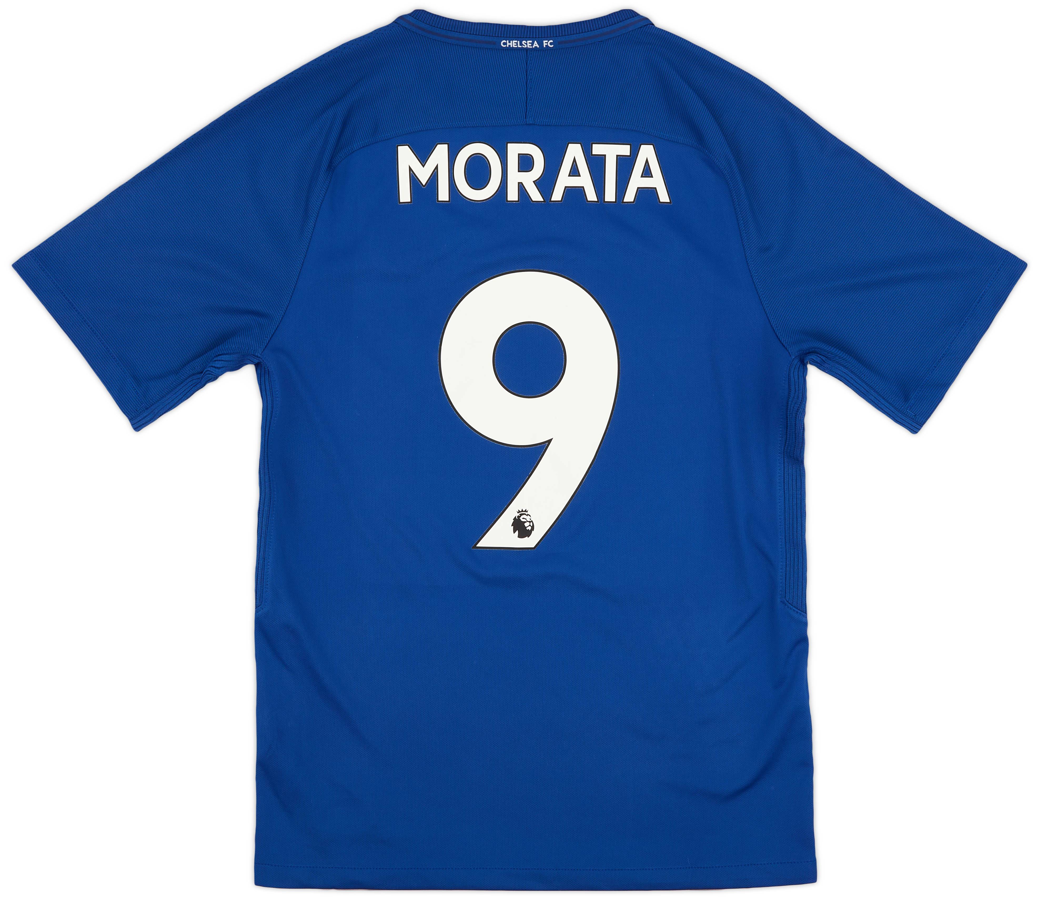 2017-18 Chelsea Home Shirt Morata #9 - 10/10 - (S)