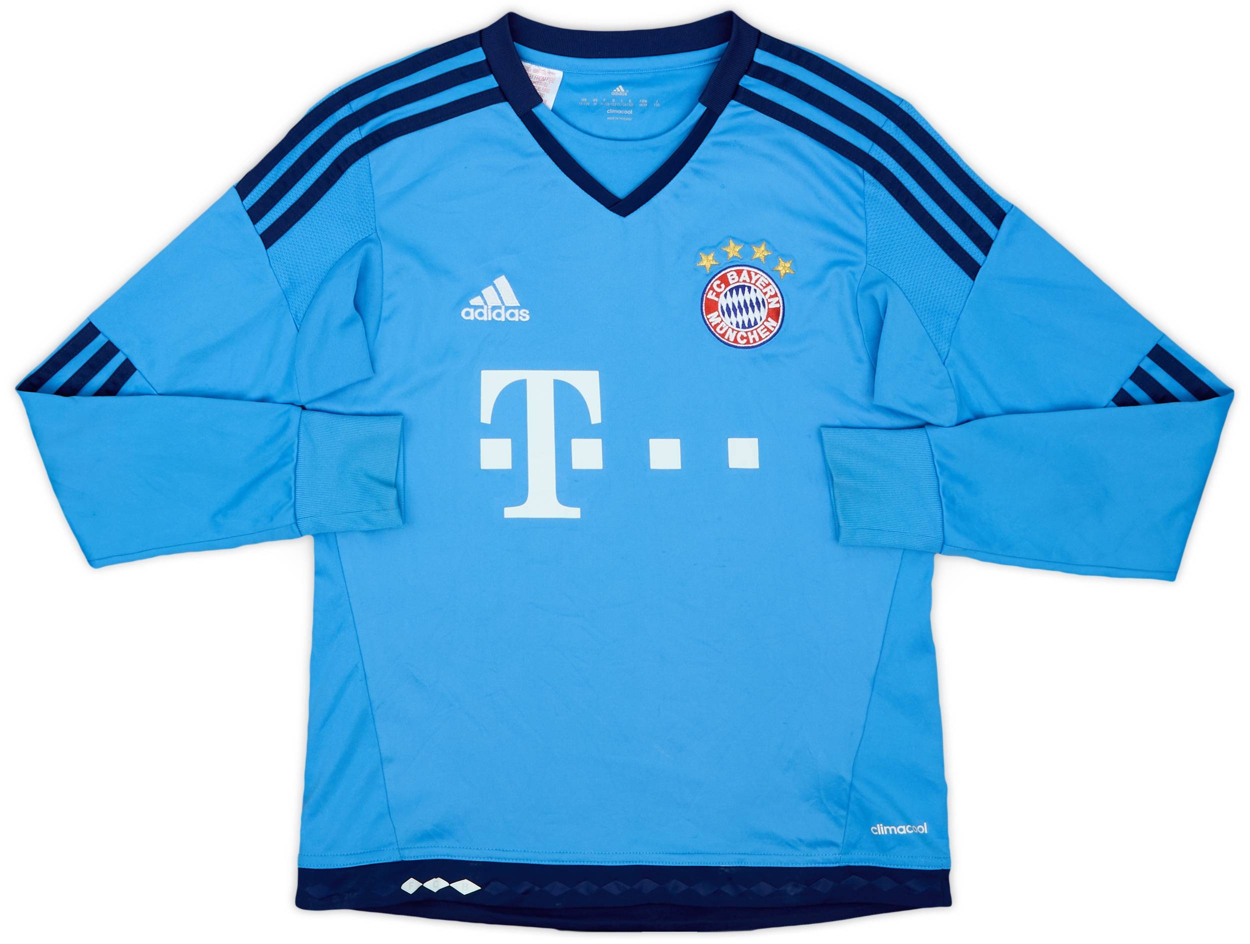 2015-16 Bayern Munich GK Shirt - 7/10 - (M.Boys)