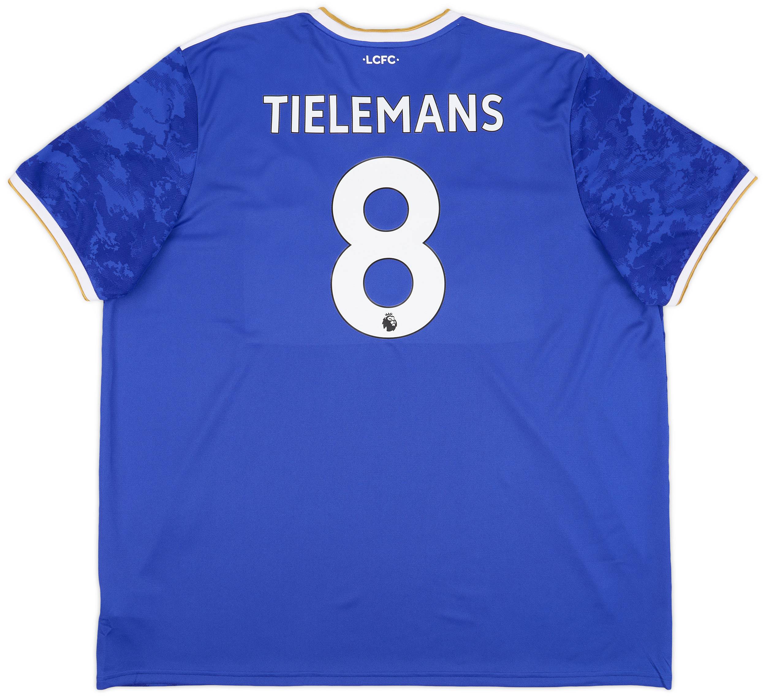 2021-22 Leicester Home Shirt Tielemans #8 - As New - (3XL)