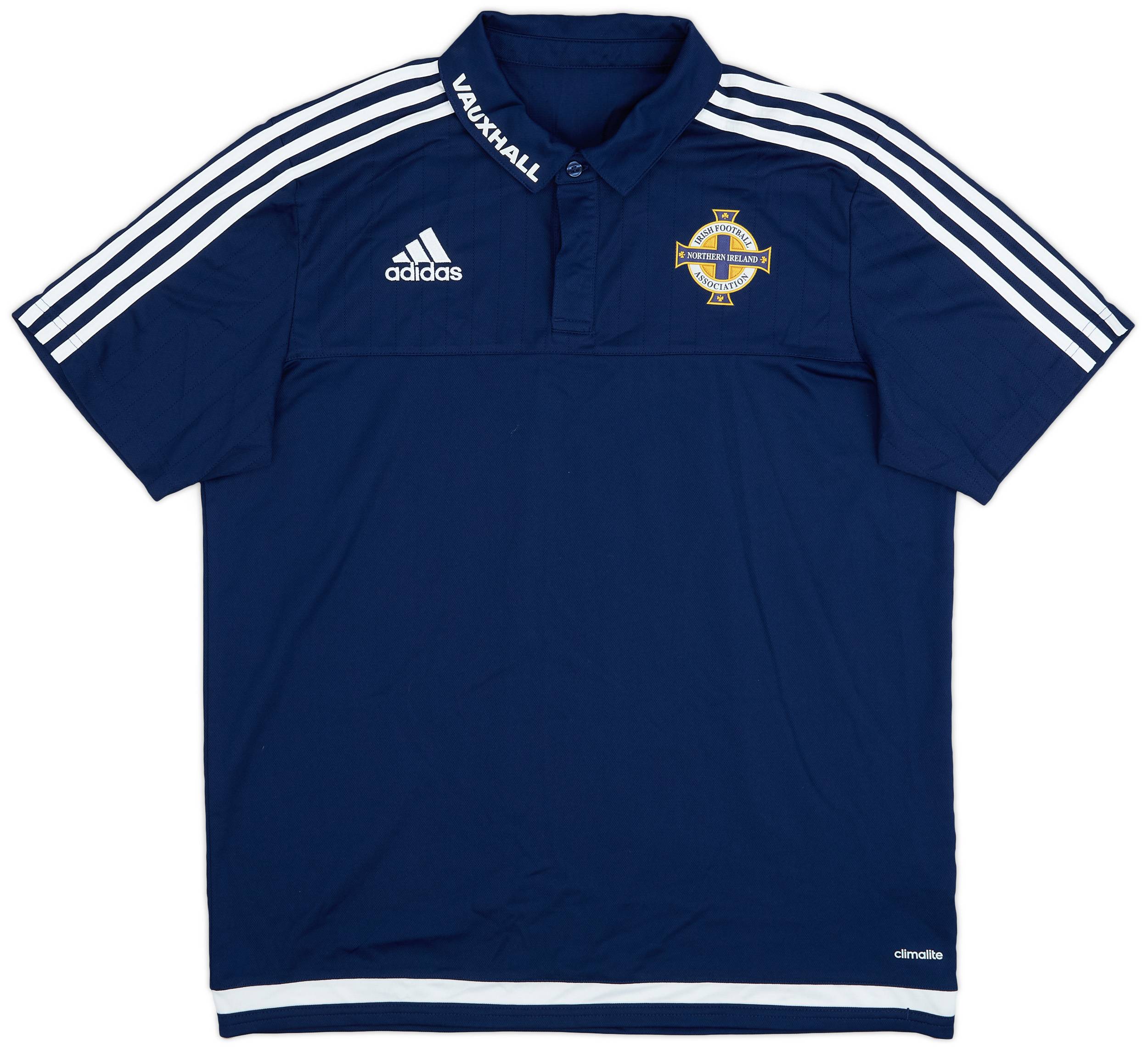 2015-16 Northern Ireland adidas Polo Shirt - 8/10 - (L)