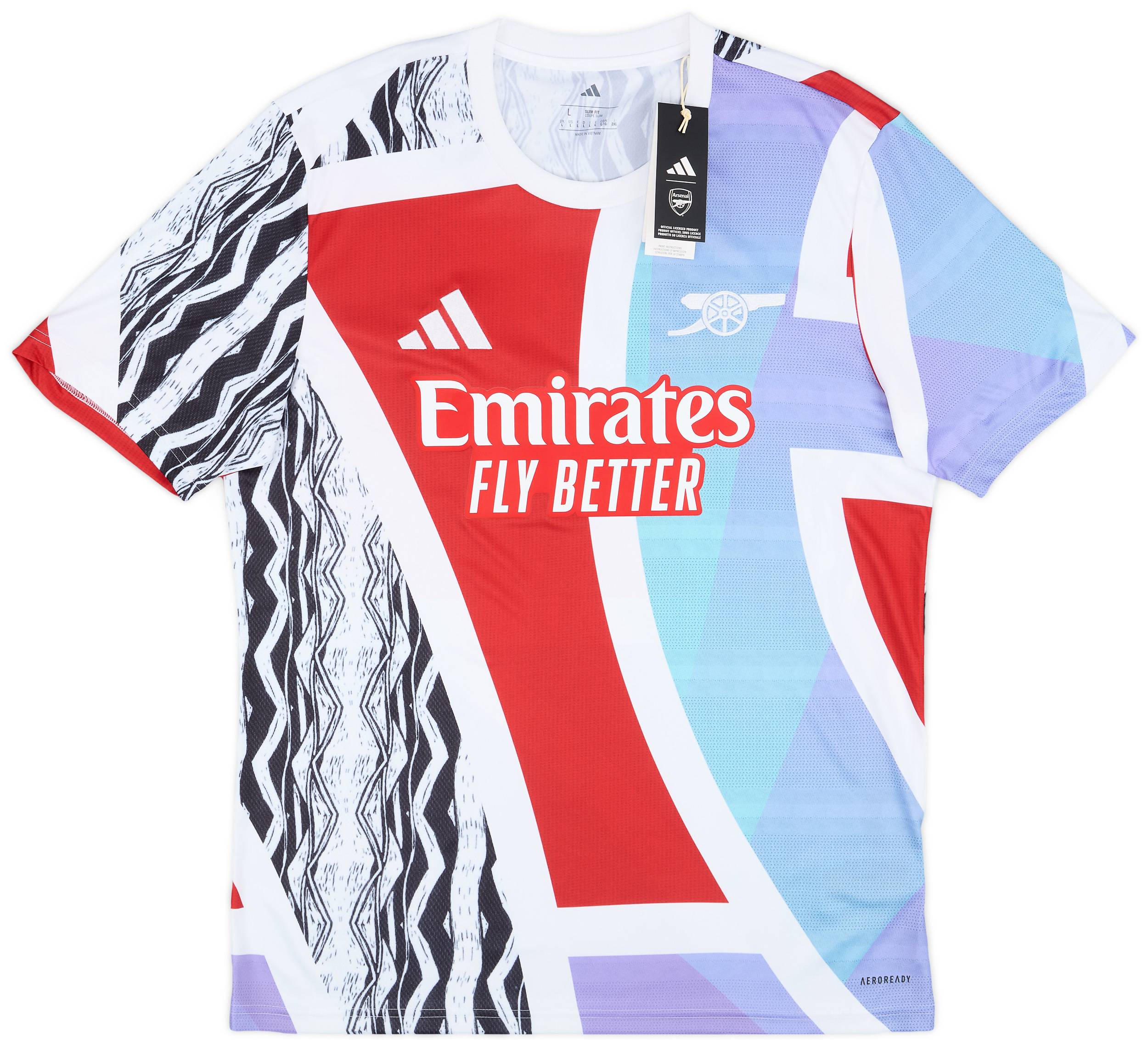 2024-25 Arsenal adidas Pre-Match Shirt