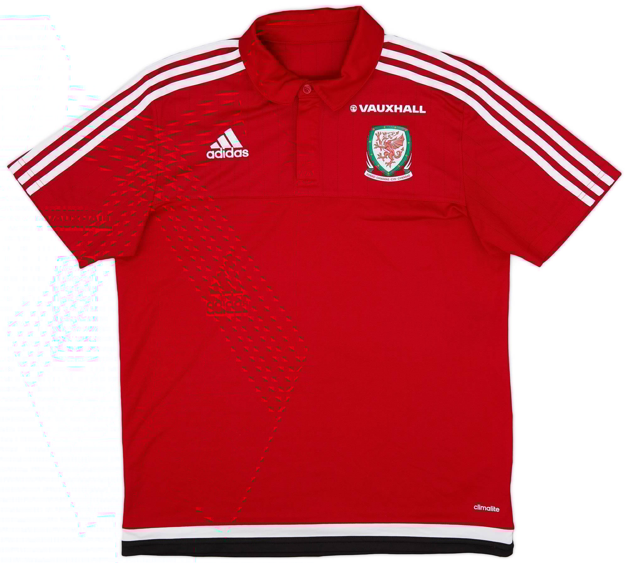 2016-17 Wales adidas Polo Shirt - 9/10 - (M)