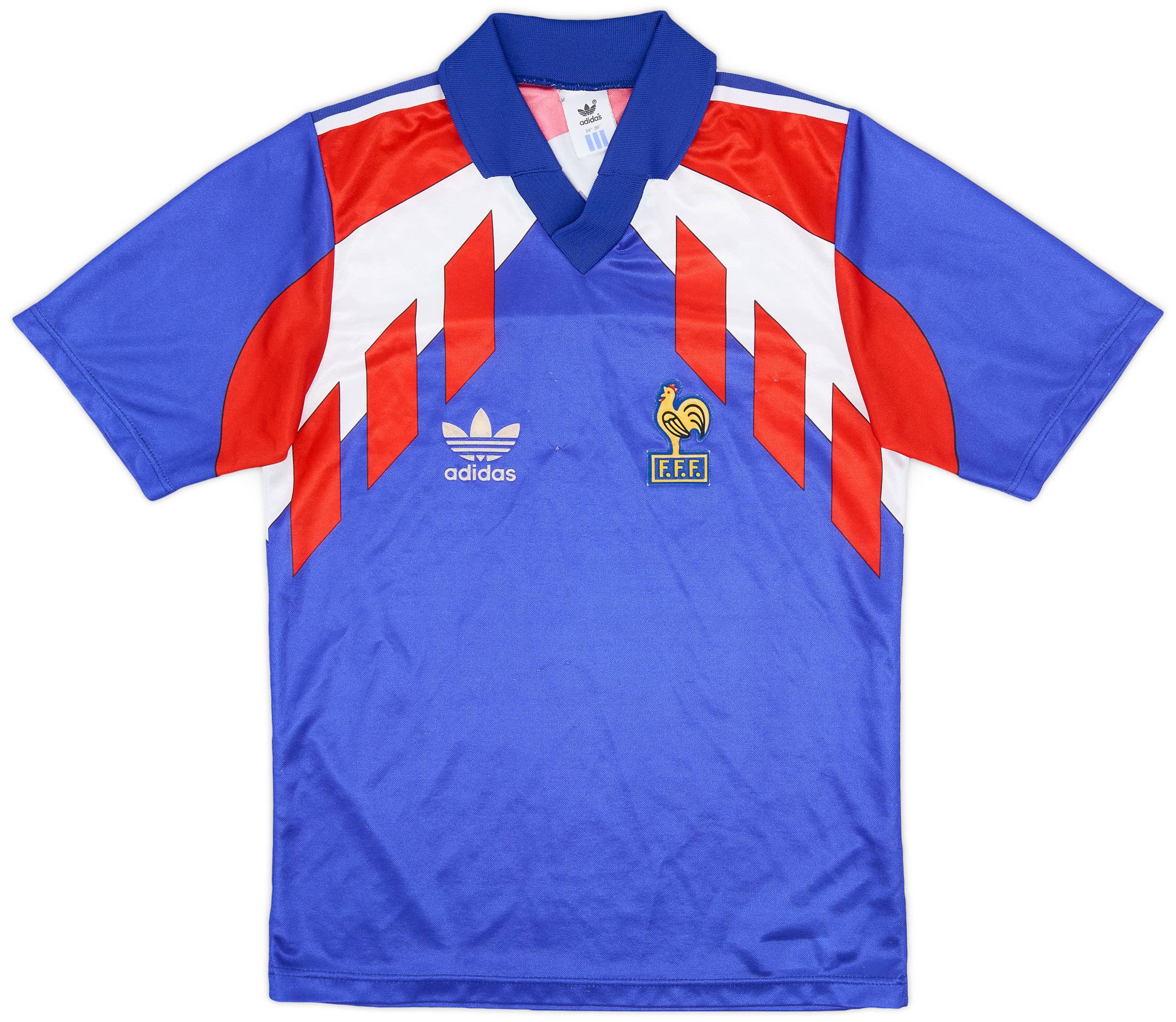 1990-92 France Home Shirt - 8/10 - (S)