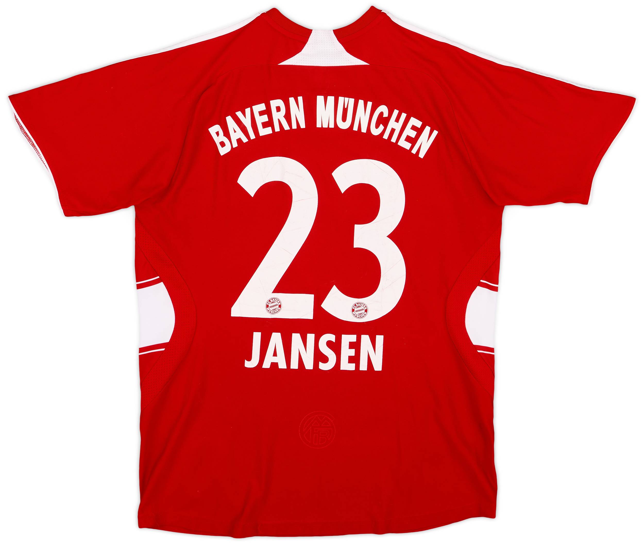 2007-08 Bayern Munich Home Shirt Jansen #23 - 5/10 - (XL.Boys)
