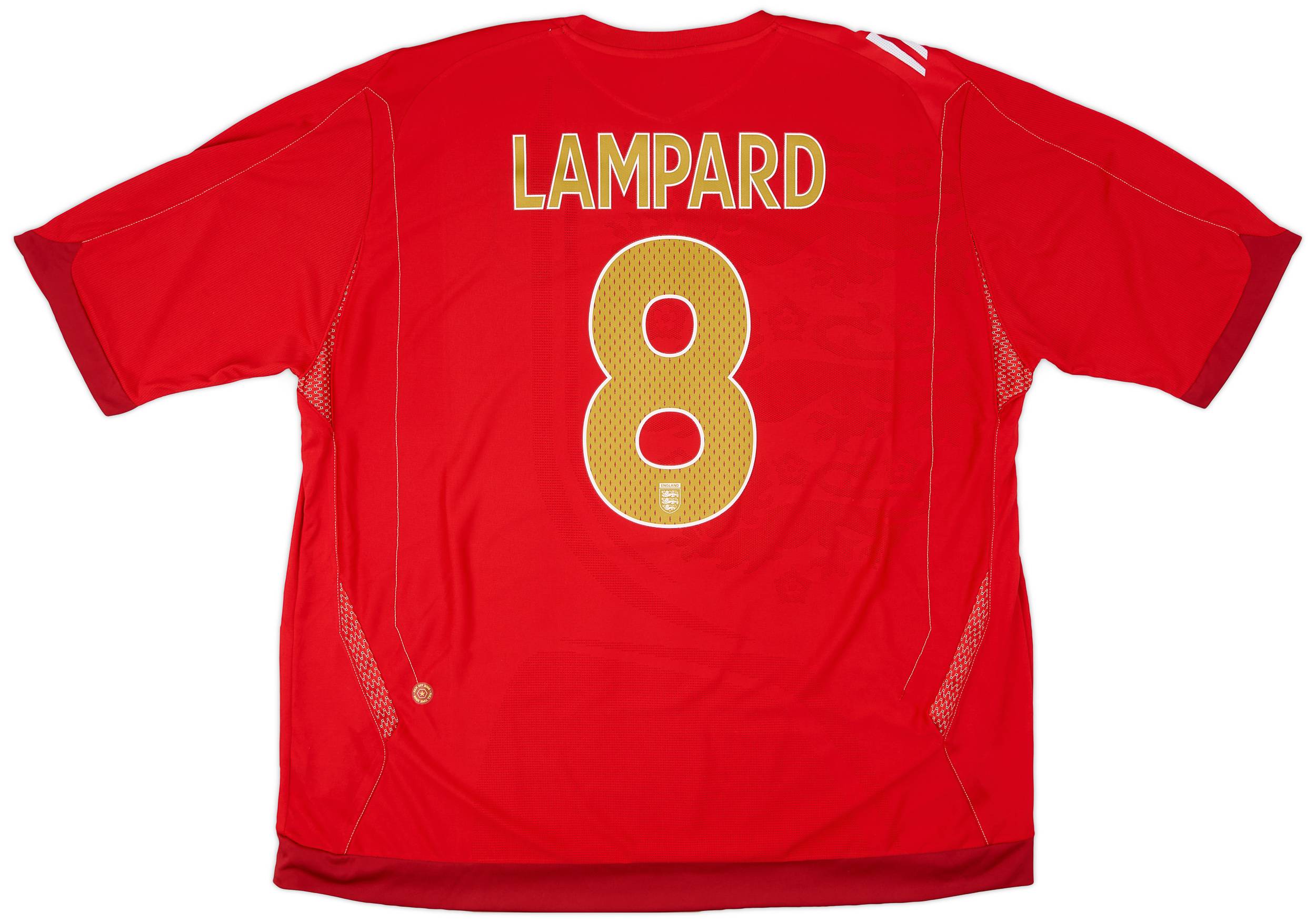 2006-08 England Away Shirt Lampard #8 - 9/10 - (3XL)