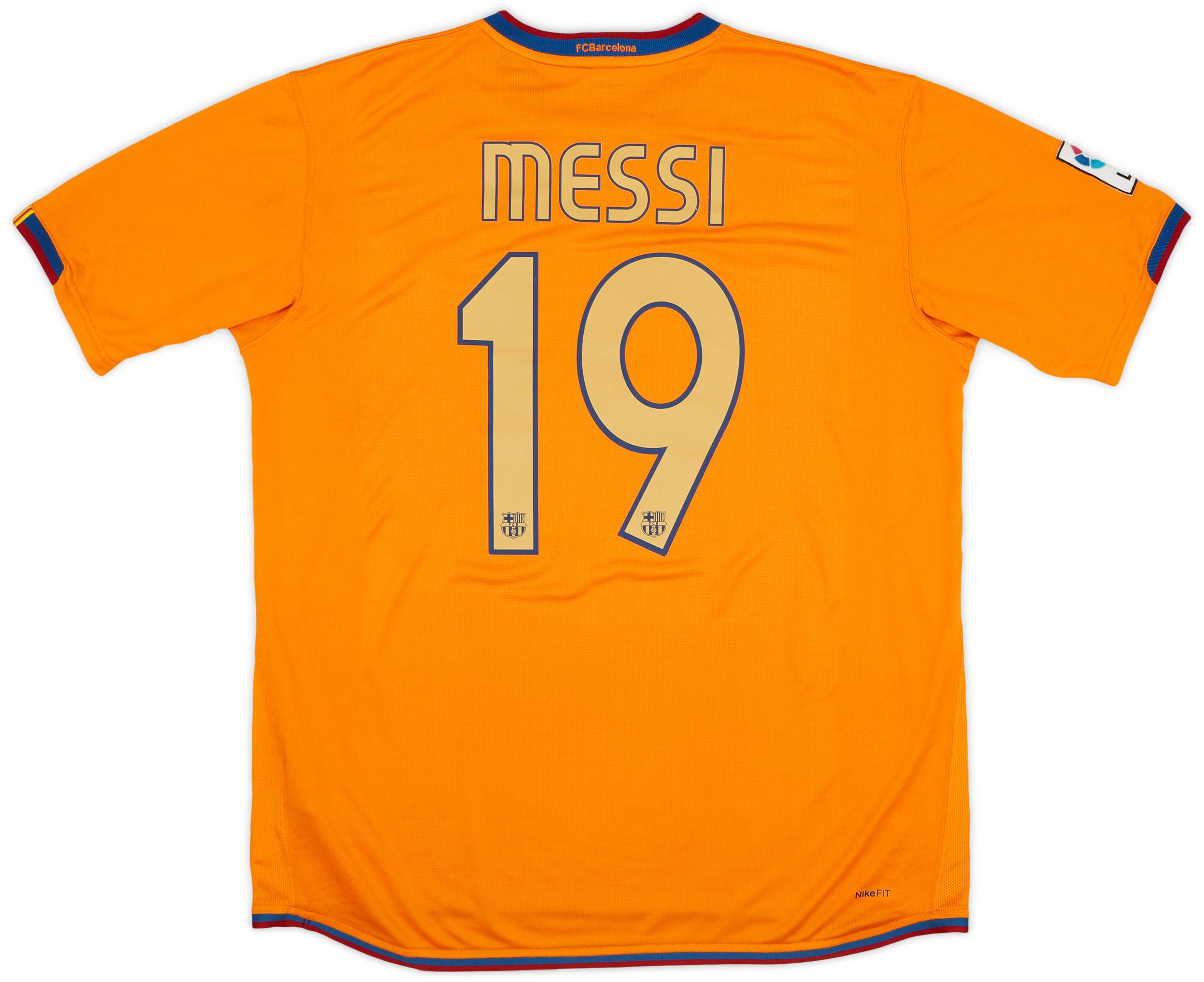 2006 08 Barcelona Away Shirt Messi 19 8 10 XL