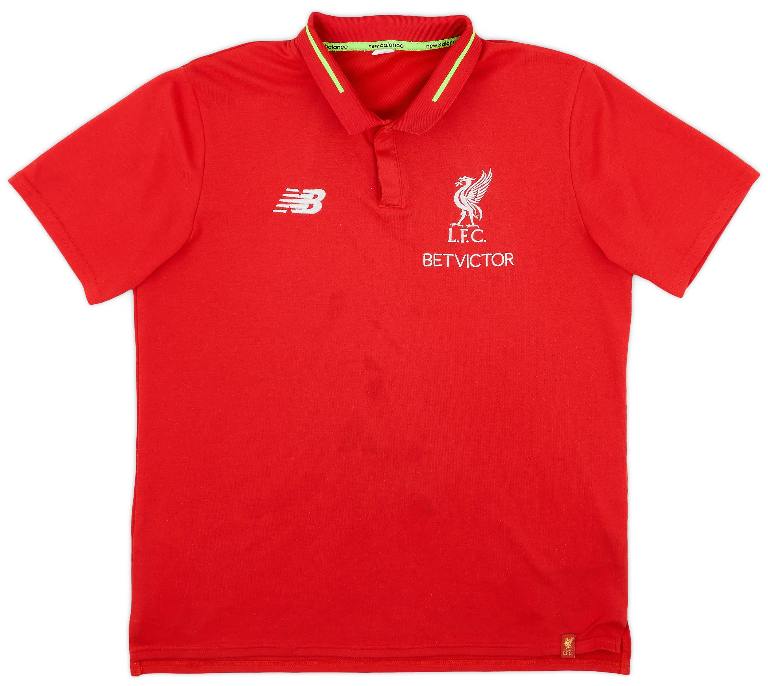 2016 17 Liverpool New Balance Polo Shirt 6 10 M