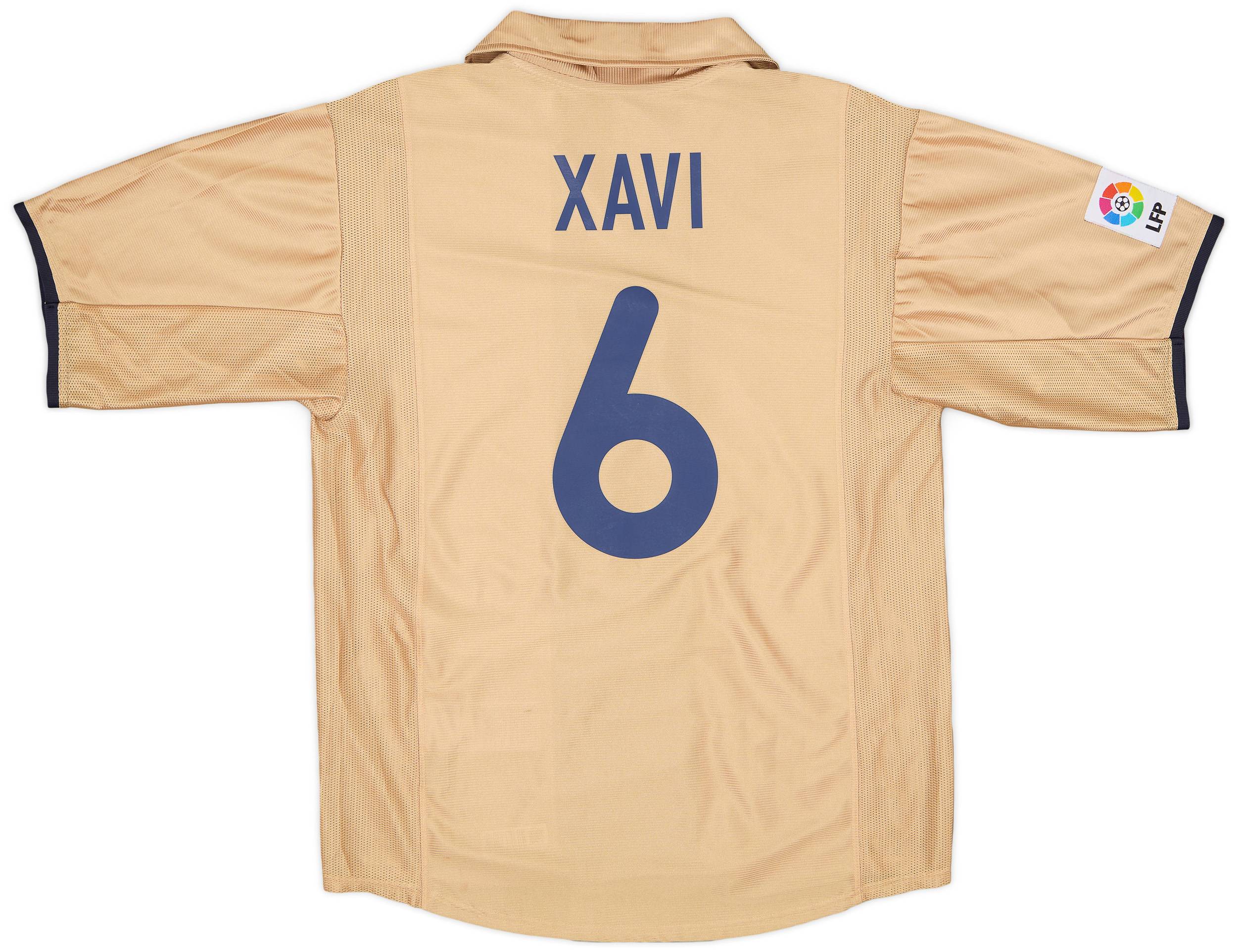 2001-03 Barcelona Away Shirt Xavi #6 - 9/10 - (S)