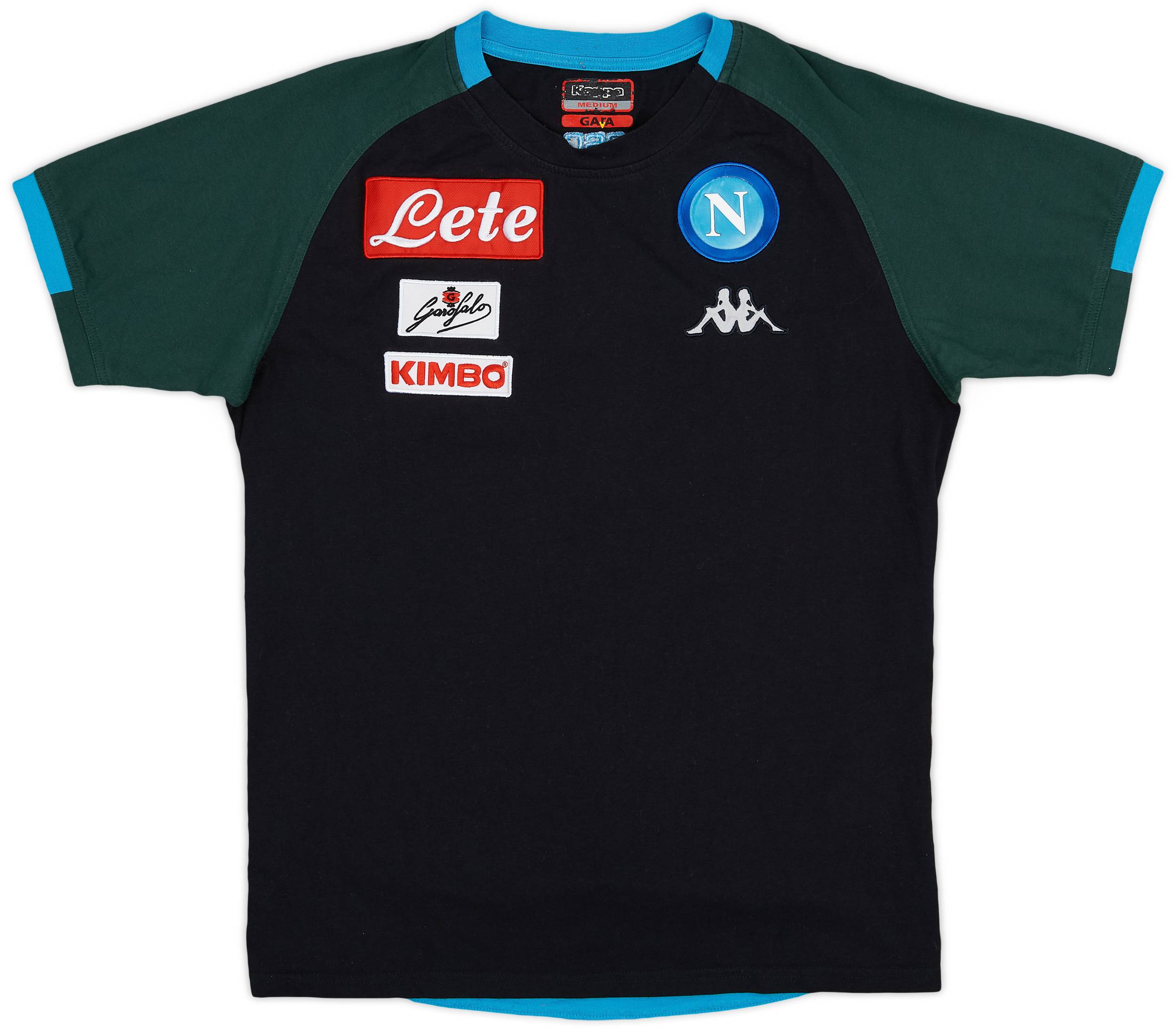 2017-18 Napoli Kappa Cotton Tee - 6/10 - (M)