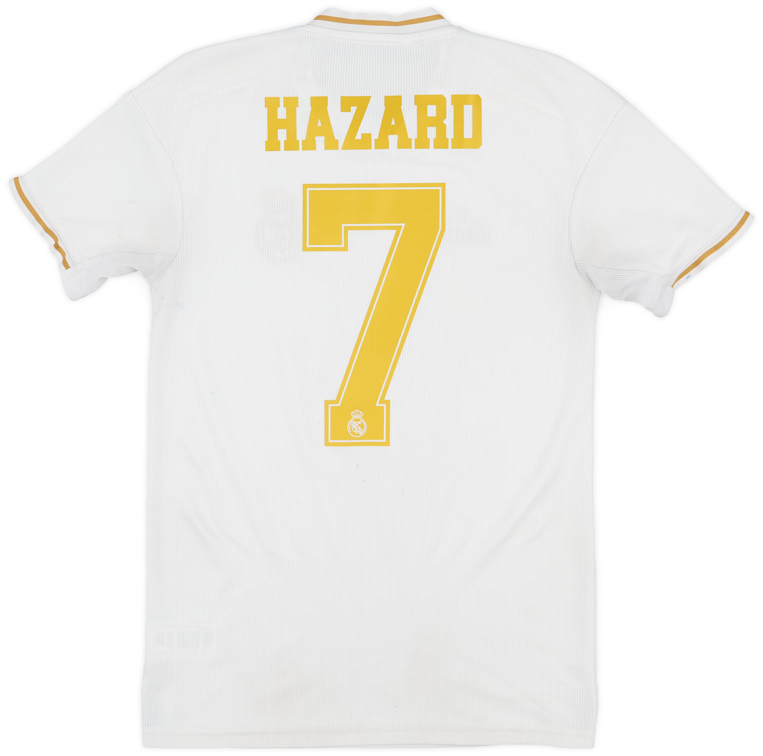 2019-20 Real Madrid Home Shirt Hazard #7 - 4/10 - (XS)