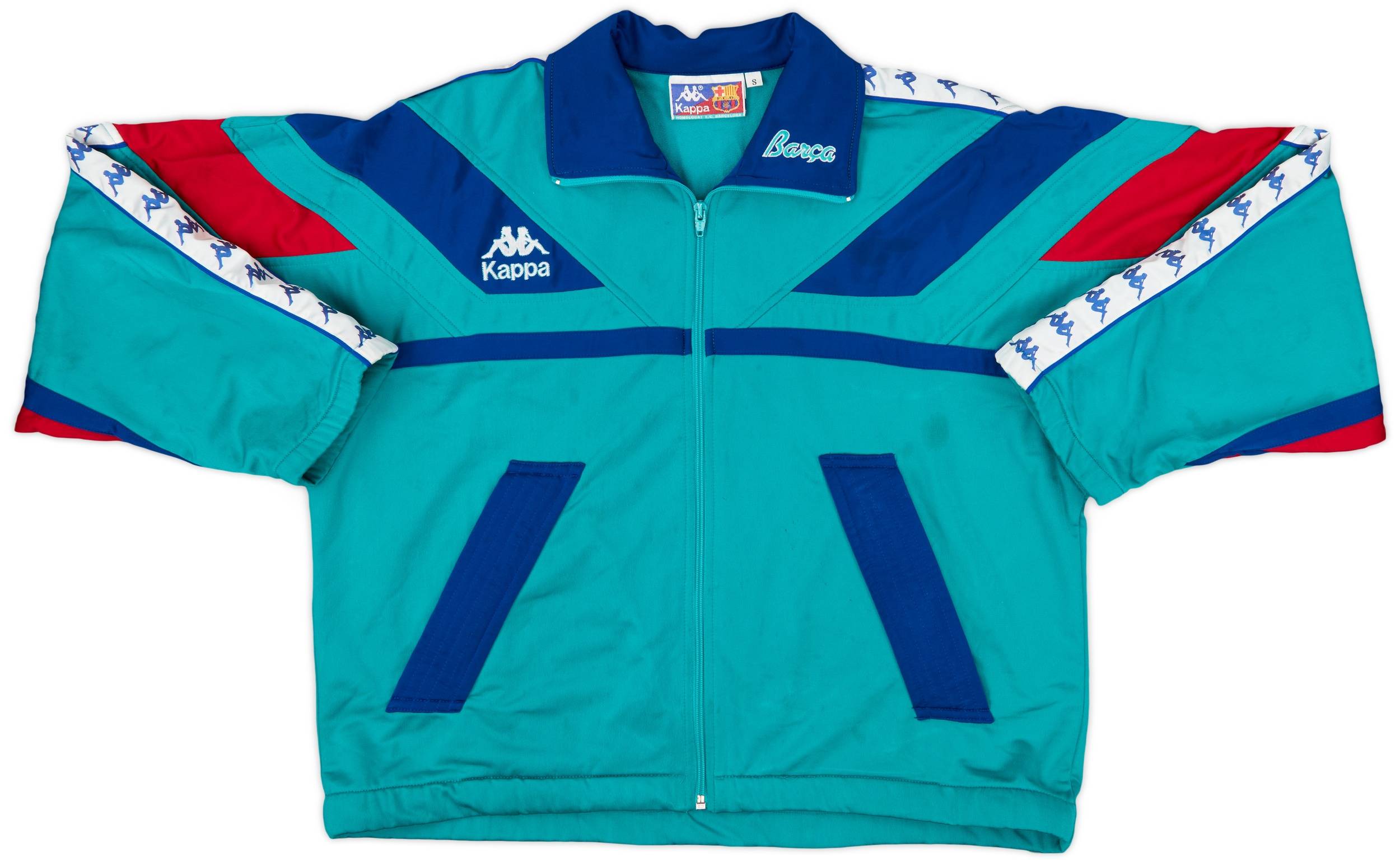 1992-95 Barcelona Kappa Track Jacket - 6/10 - (S)