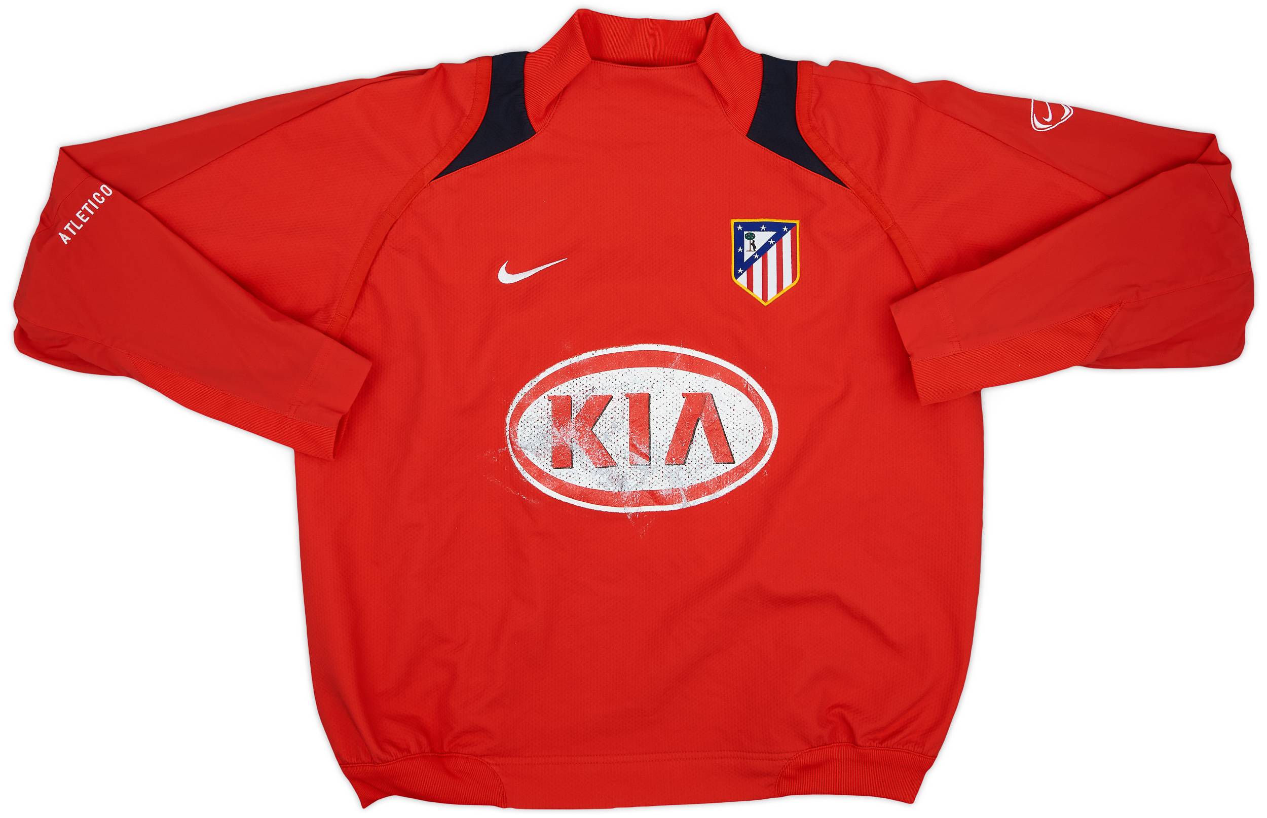 2008-09 Atletico Madrid Nike Drill Top - 5/10 - (L)