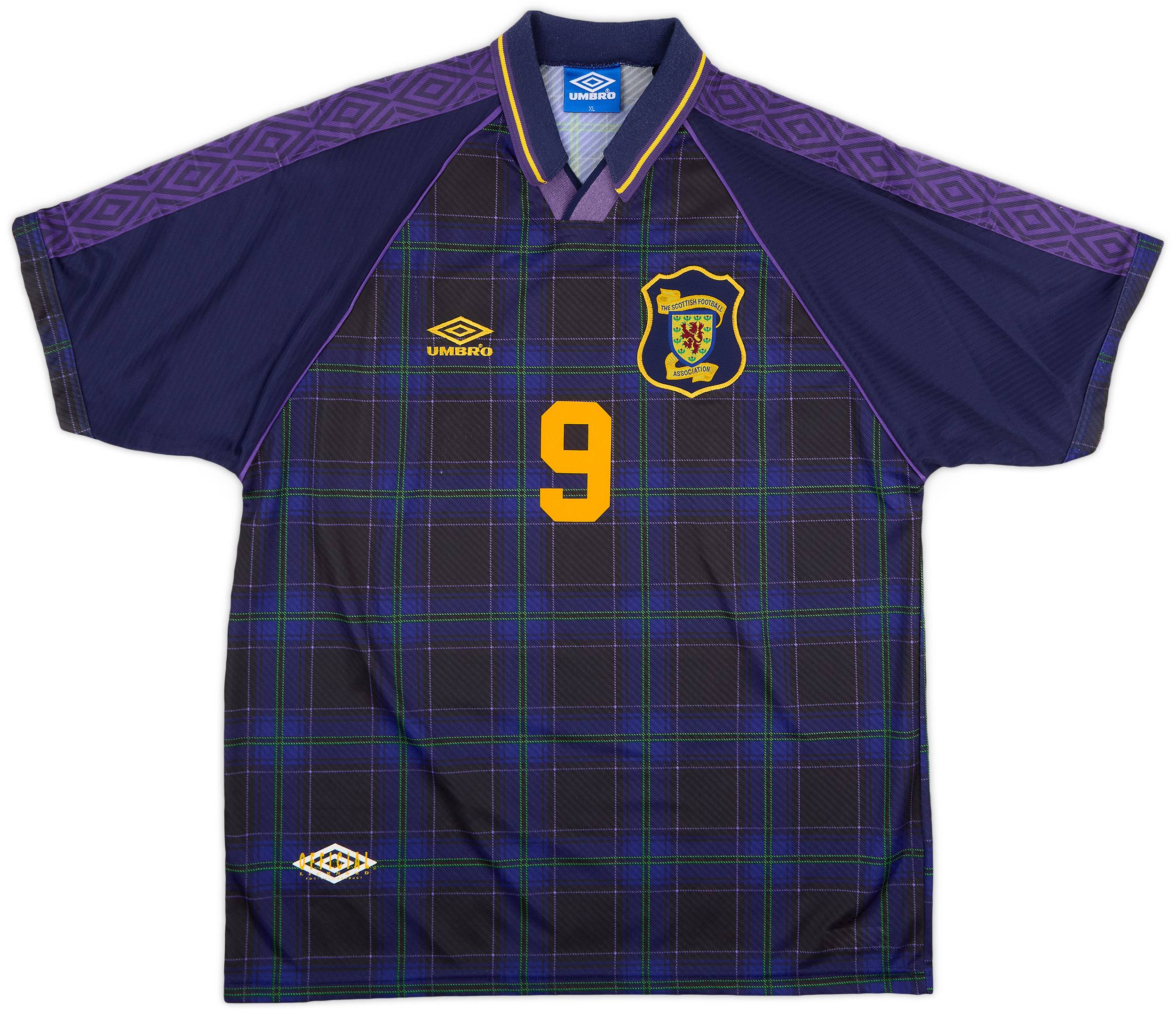 【新品】アンブロ スコットランド代表 タータンチェック 94-96 ホーム L 1994-96 Scotland Home Shirt - 6/10 - (XL)