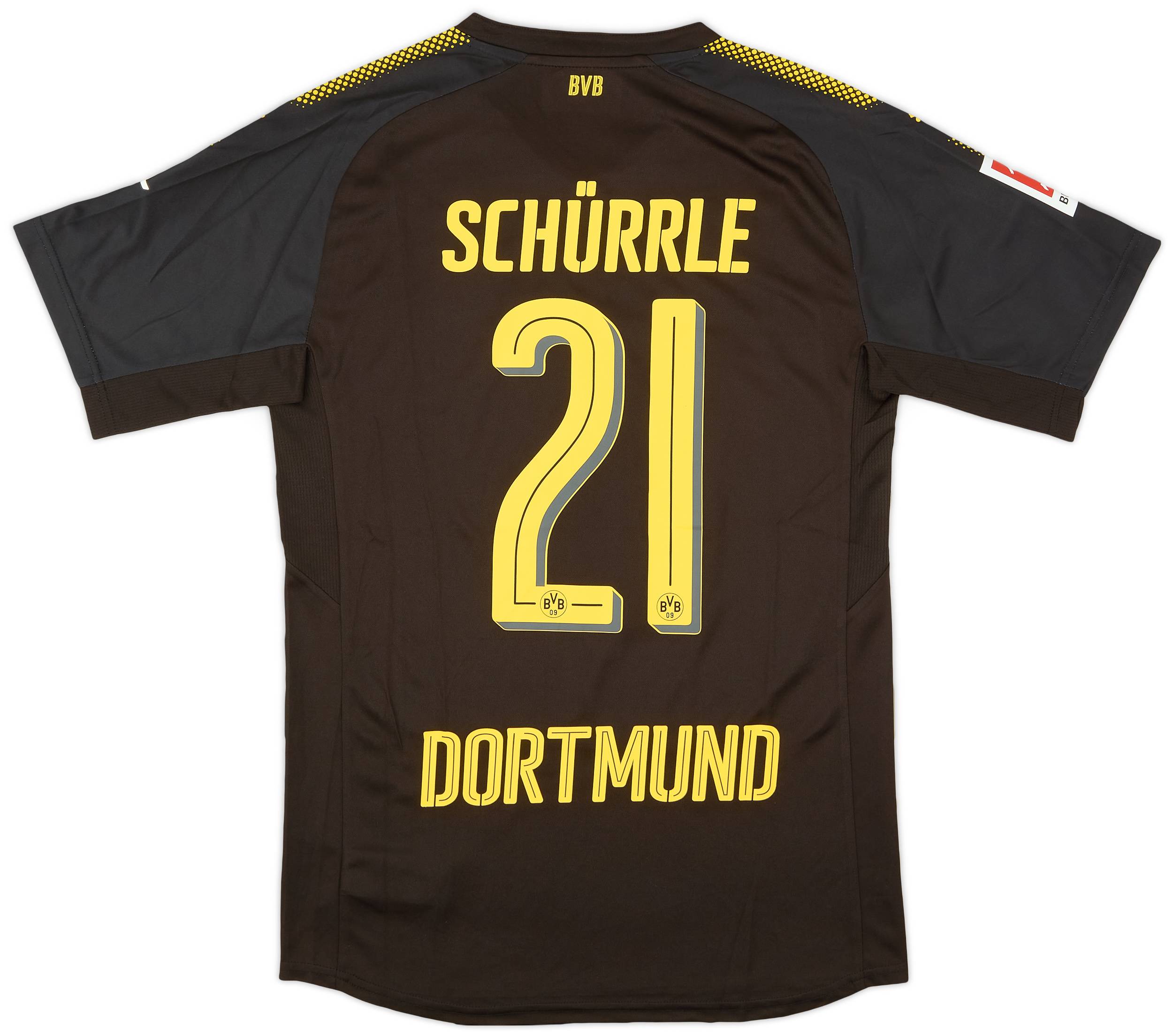 2017-18 Borussia Dortmund Away Authentic Shirt Schurrle #21 - 10/10 - (M)