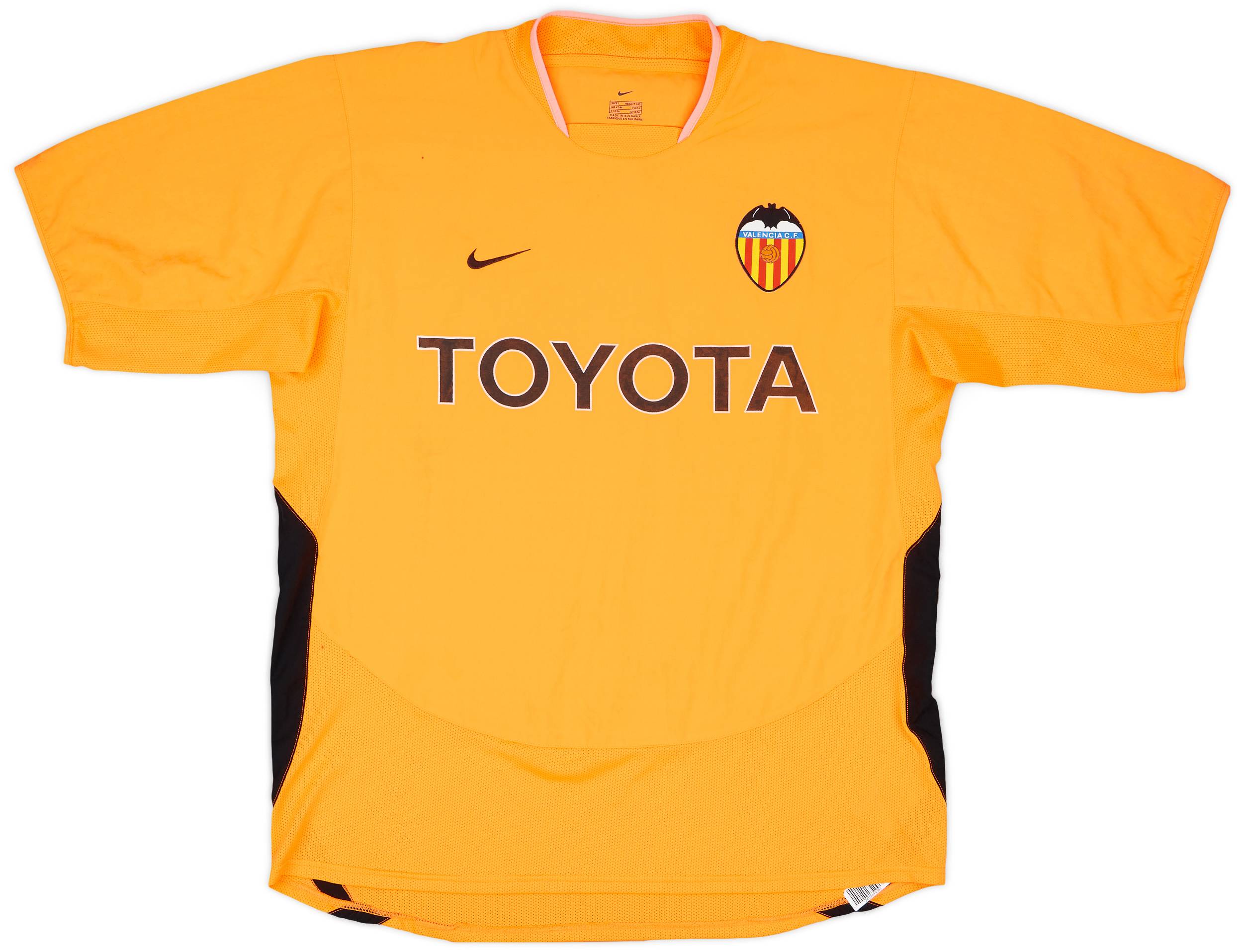 2003-04 Valencia Match Issue Away Shirt #12