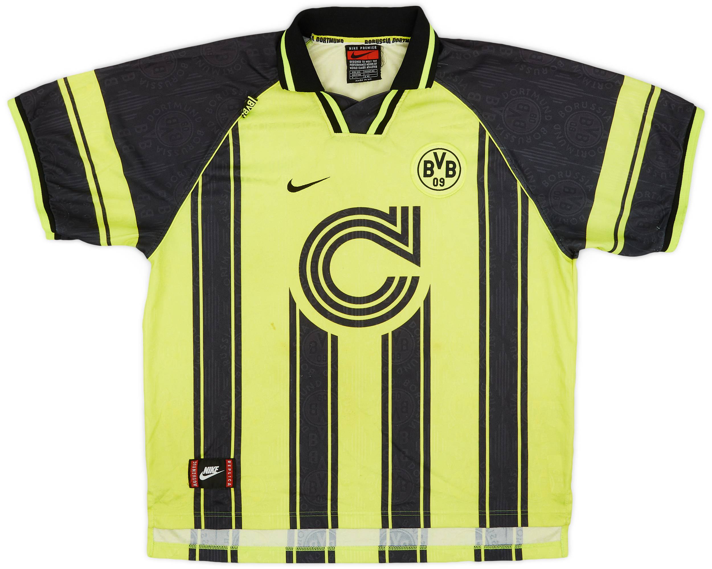 1996-97 Borussia Dortmund CL Home Shirt - 8/10 - (XXL)