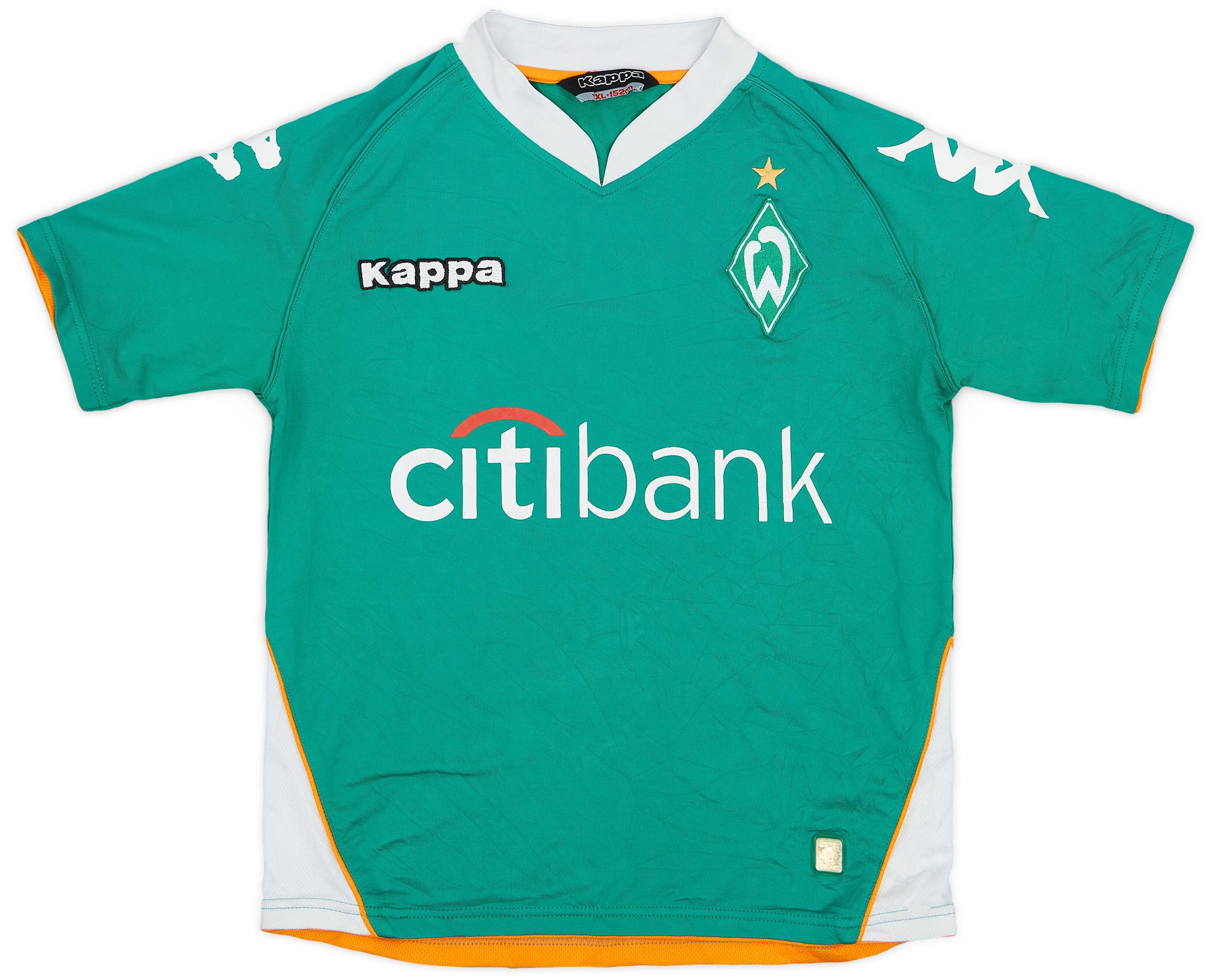 2007-08 Werder Bremen Home Shirt - 6/10 - (XL.Boys)