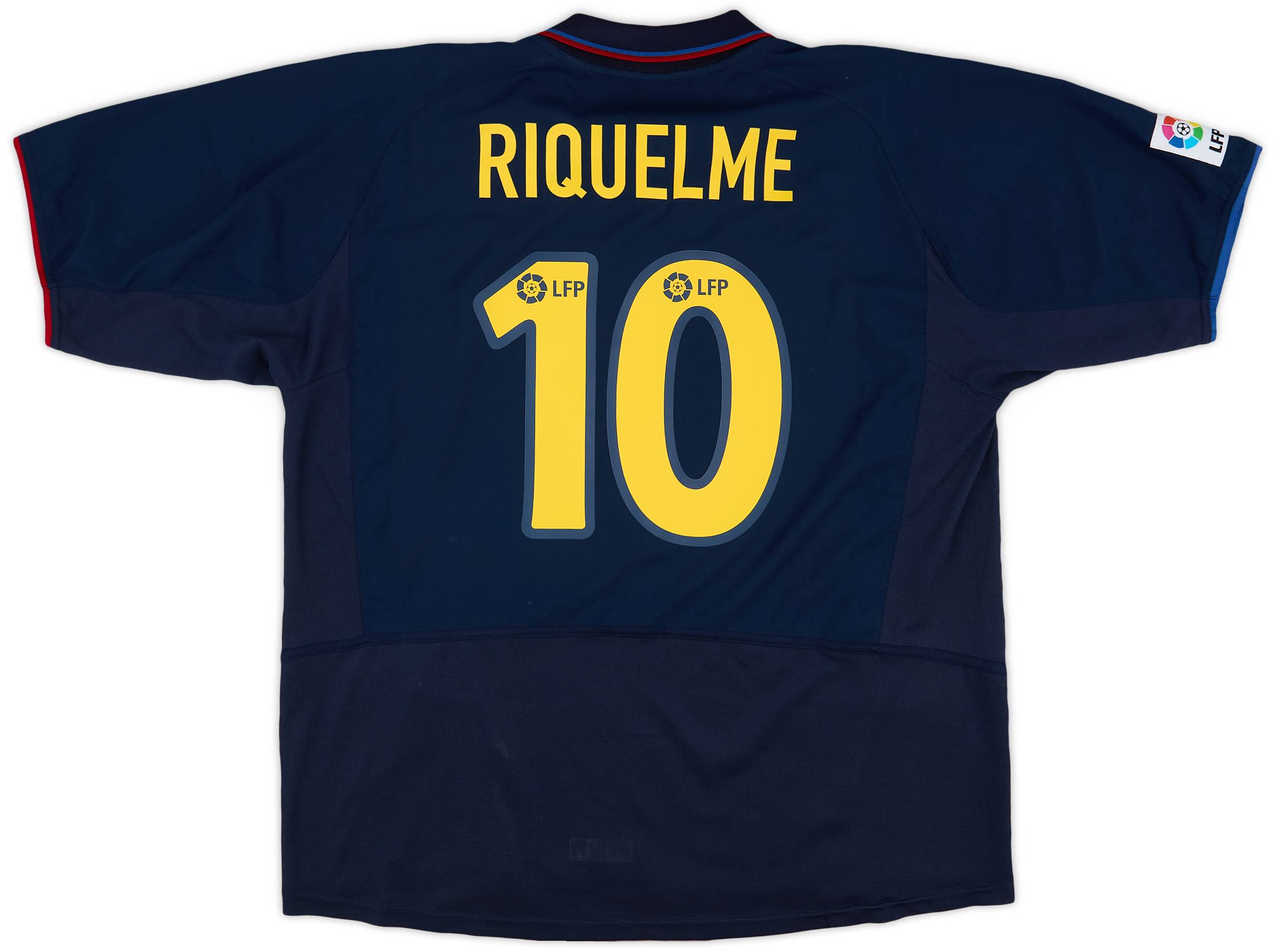 2002-03 Barcelona Away Shirt Riquelme #10 - 7/10 - (XL)