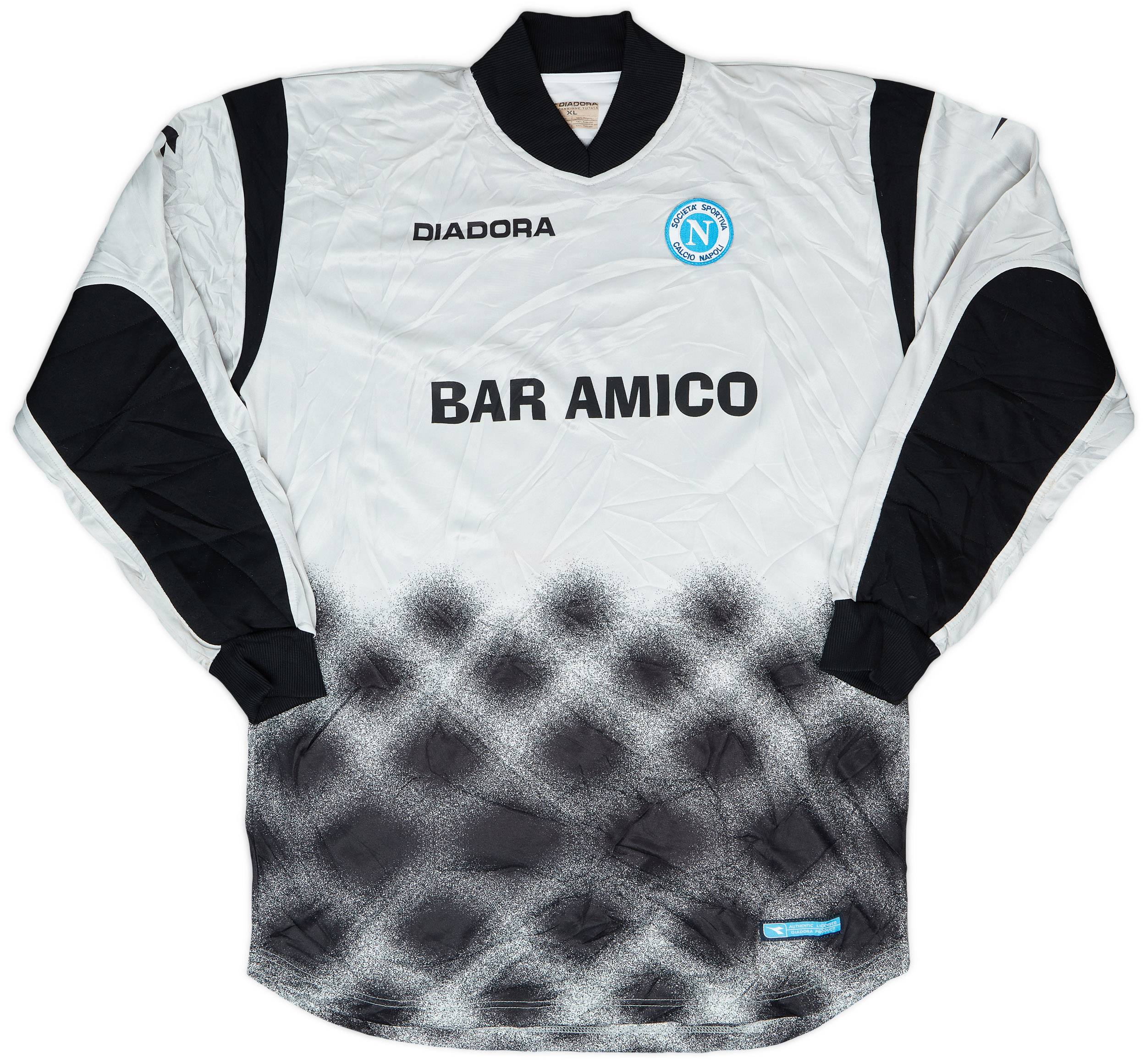 2001-02 Napoli GK Shirt Bar Amico #1 - 9/10 - (XL)
